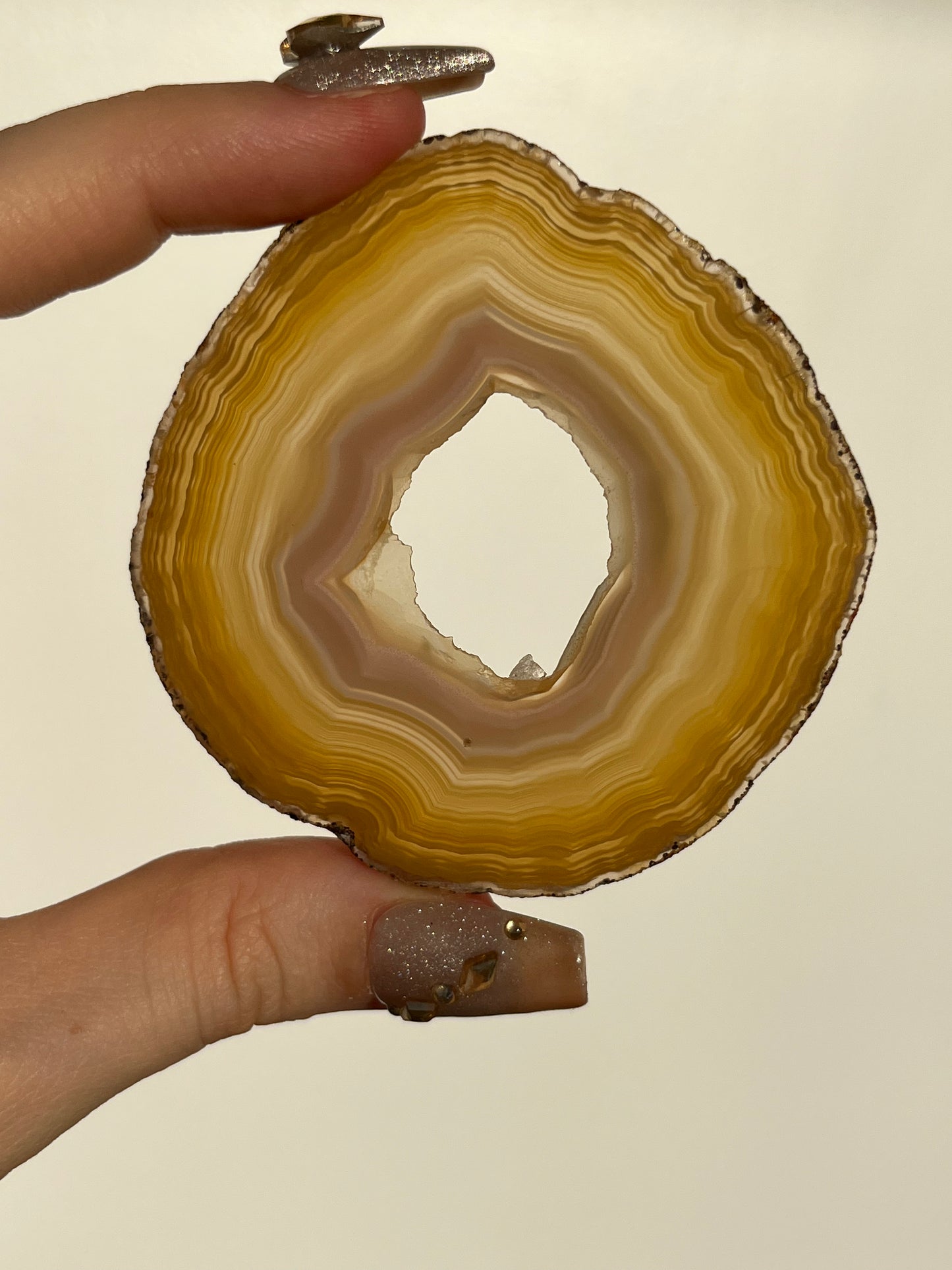 ‘Aldebaran’ Laguna Iris Agate Slice #A