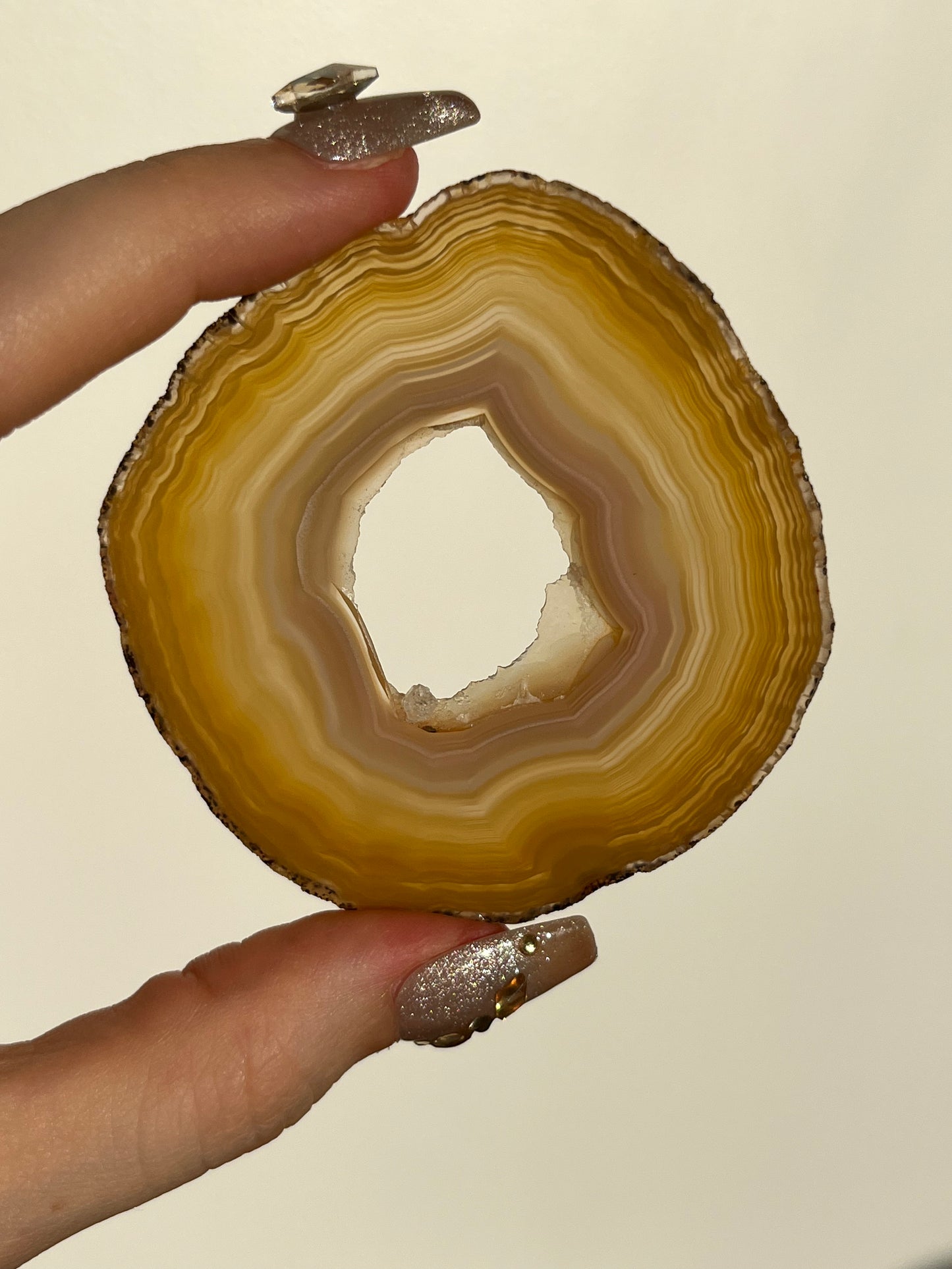 ‘Aldebaran’ Laguna Iris Agate Slice #A