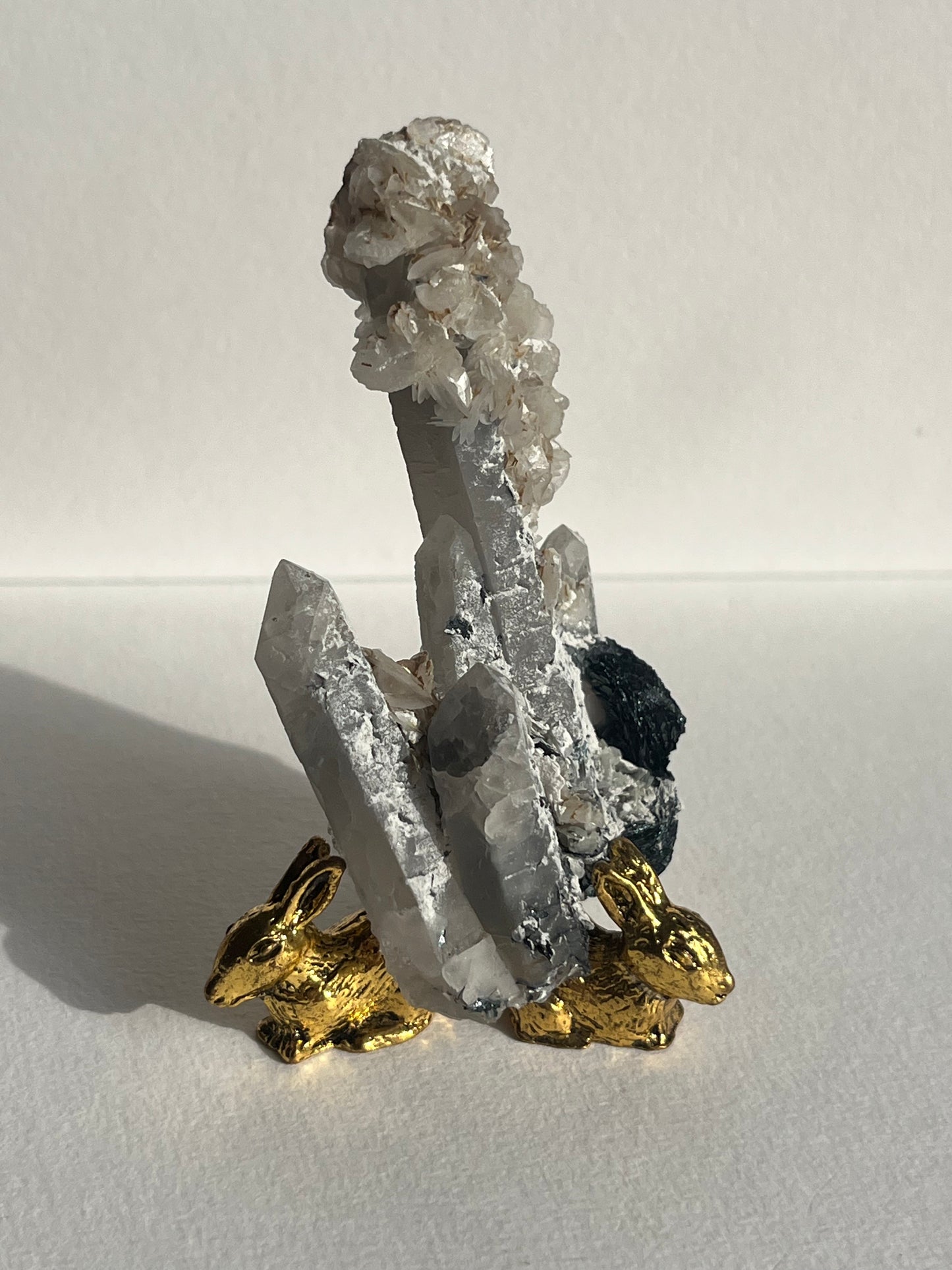 Midnight Bloom Quartz Specimen C