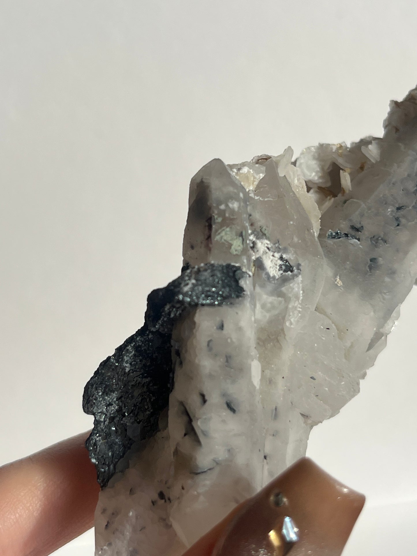 Midnight Bloom Quartz Specimen D