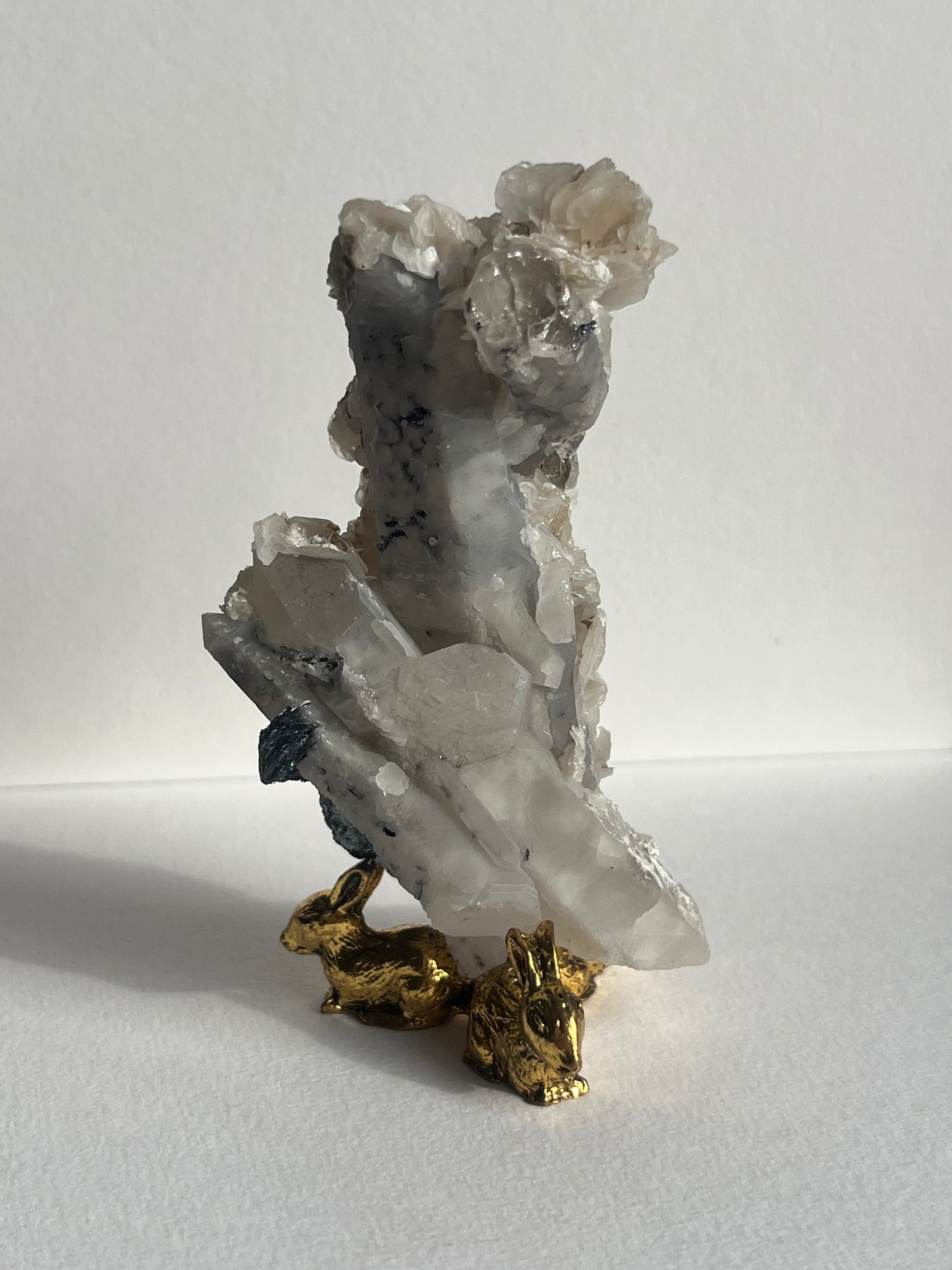 Midnight Bloom Quartz Specimen D