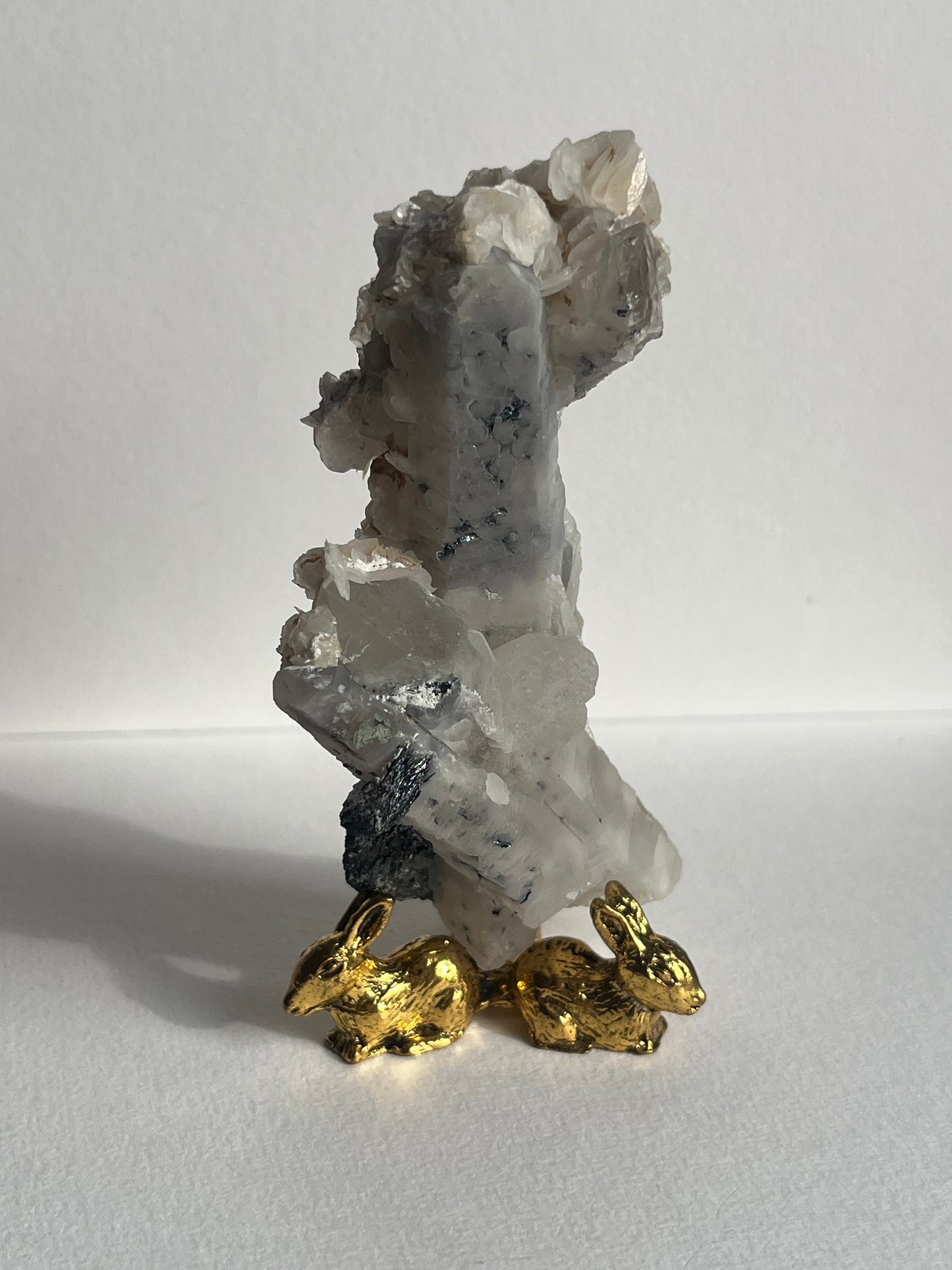 Midnight Bloom Quartz Specimen D