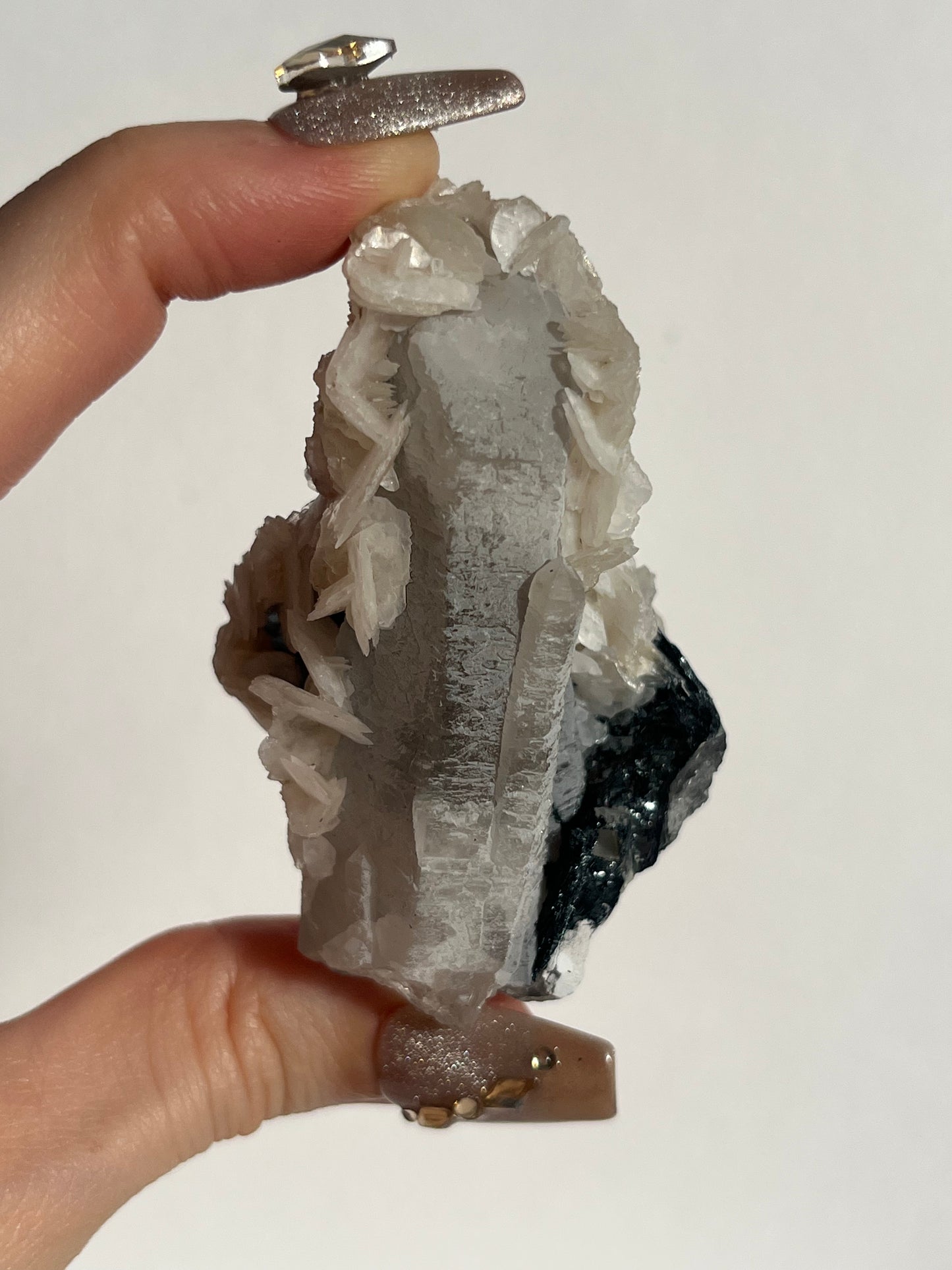 Midnight Bloom Quartz Specimen E