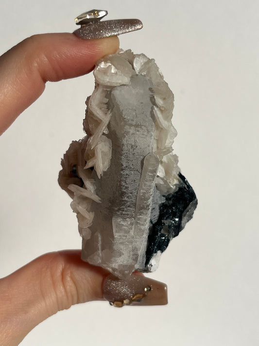 Midnight Bloom Quartz Specimen E