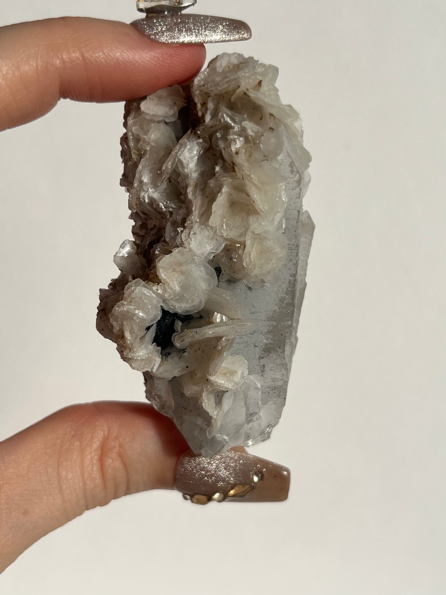 Midnight Bloom Quartz Specimen E