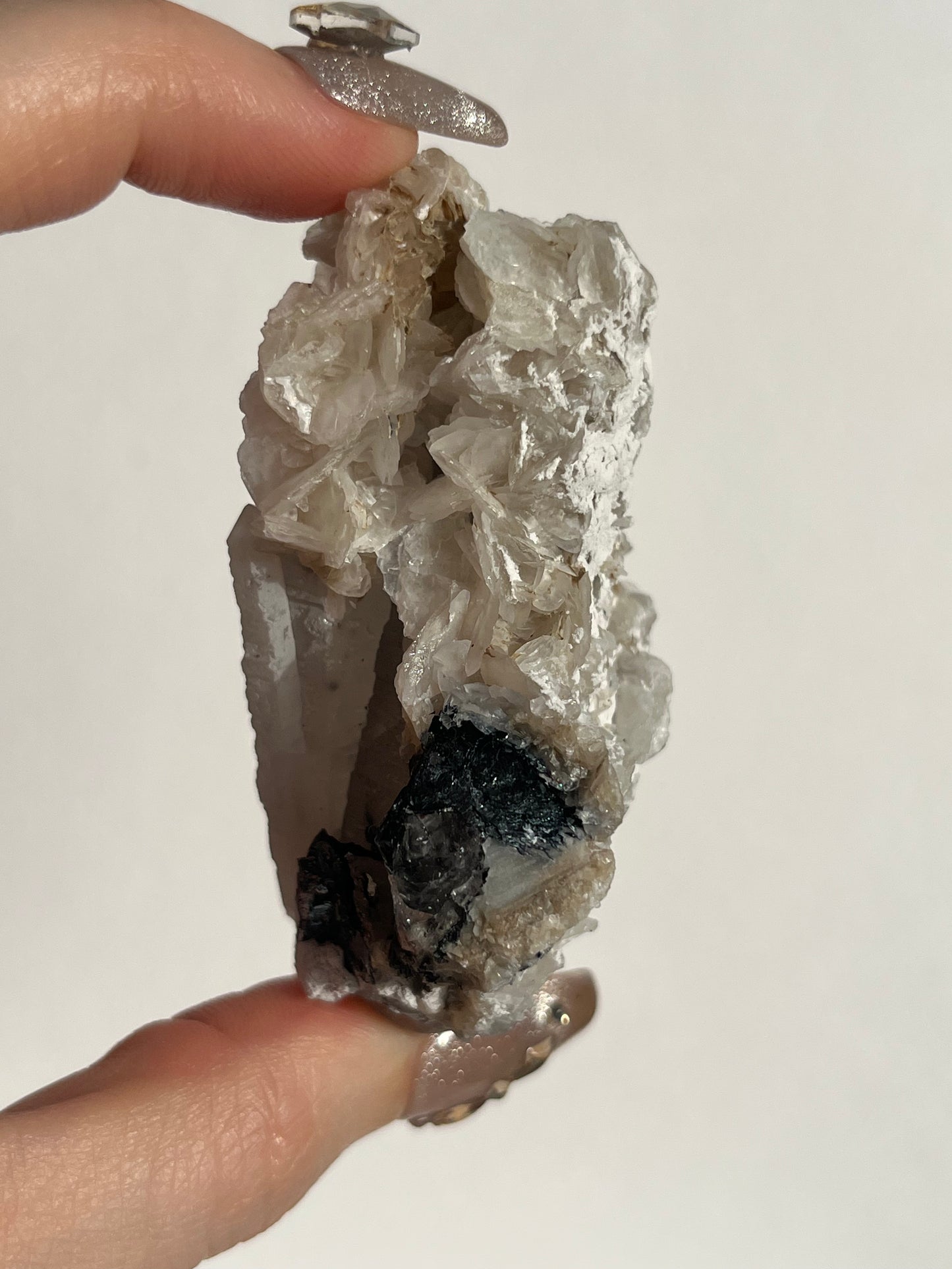 Midnight Bloom Quartz Specimen E