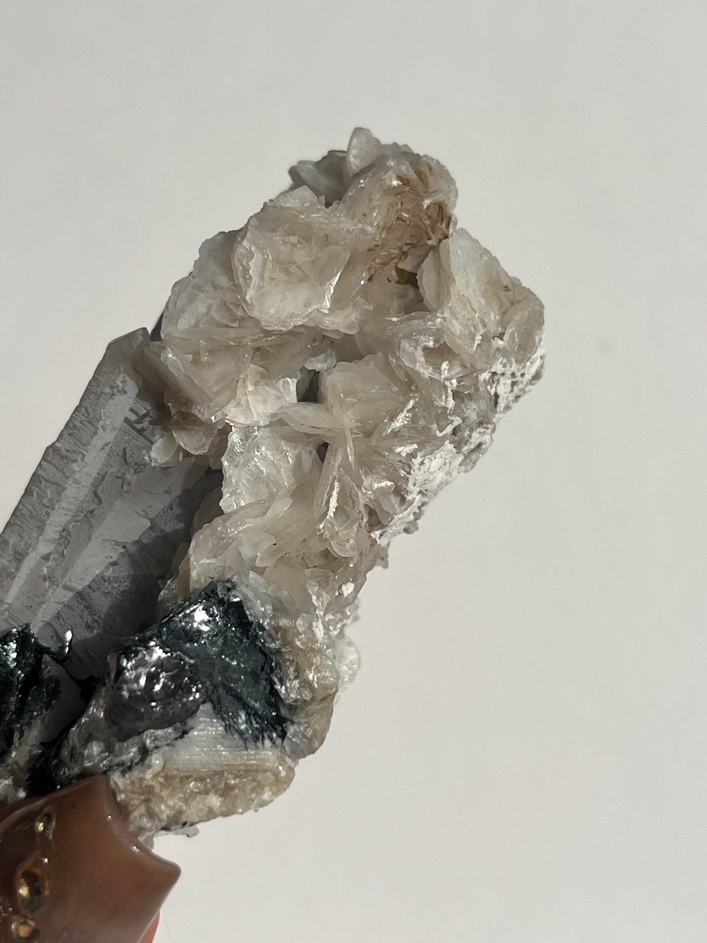 Midnight Bloom Quartz Specimen E