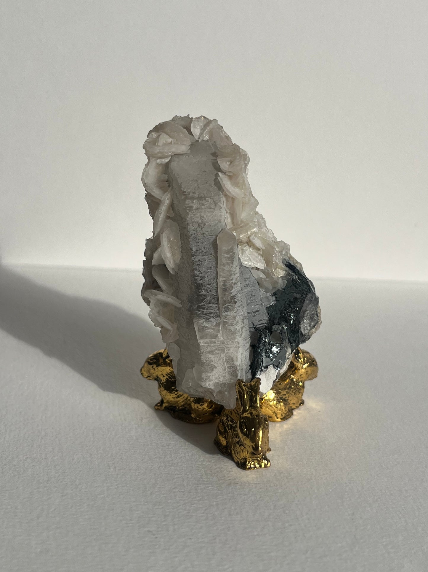 Midnight Bloom Quartz Specimen E