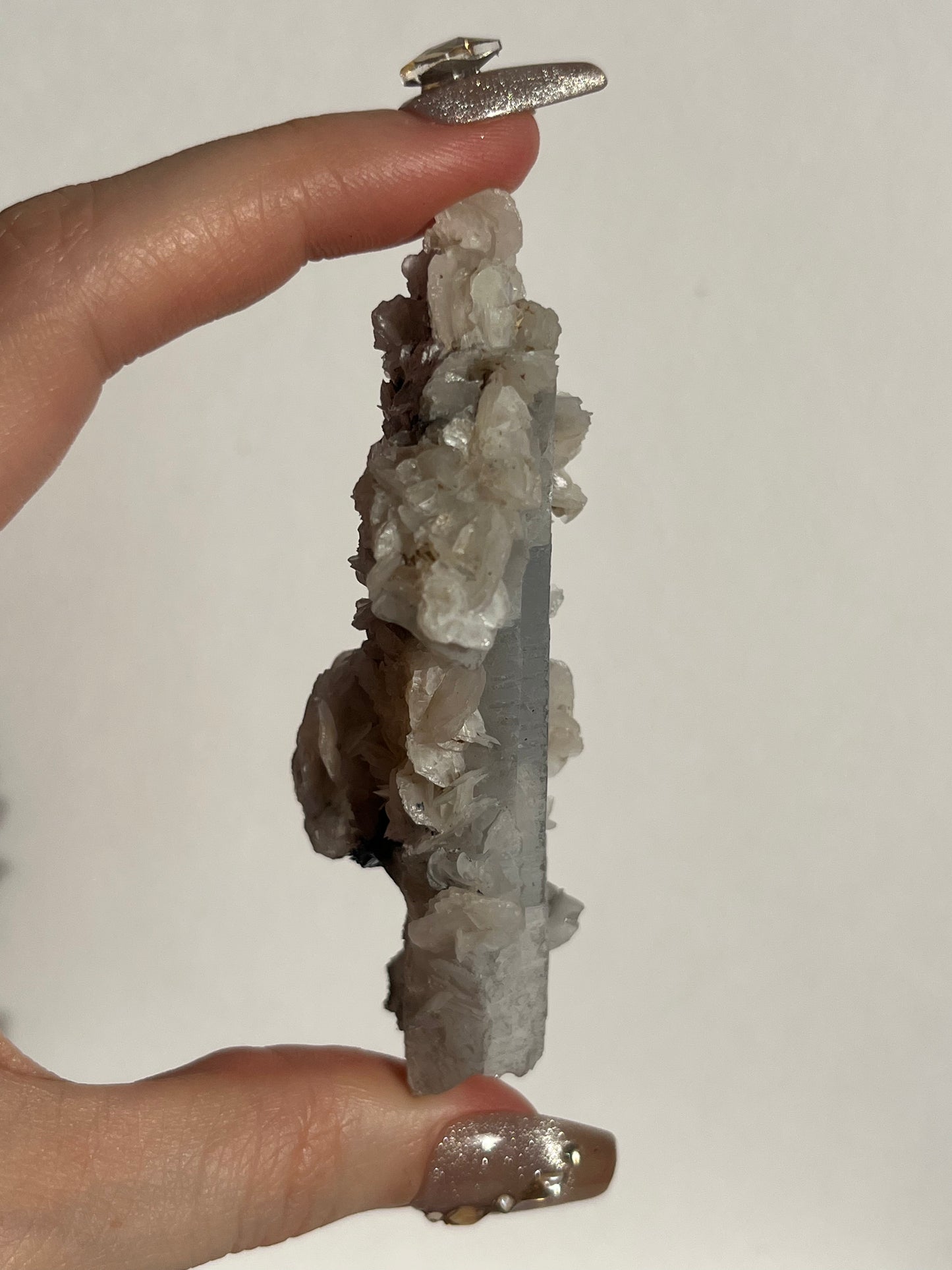 Midnight Bloom Quartz Specimen F