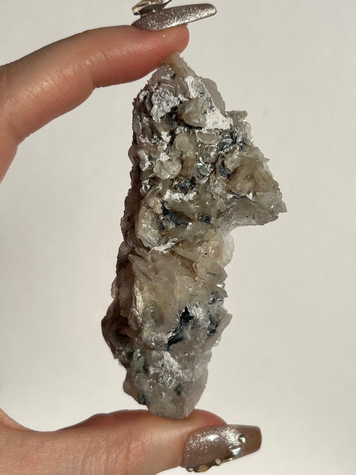 Midnight Bloom Quartz Specimen F