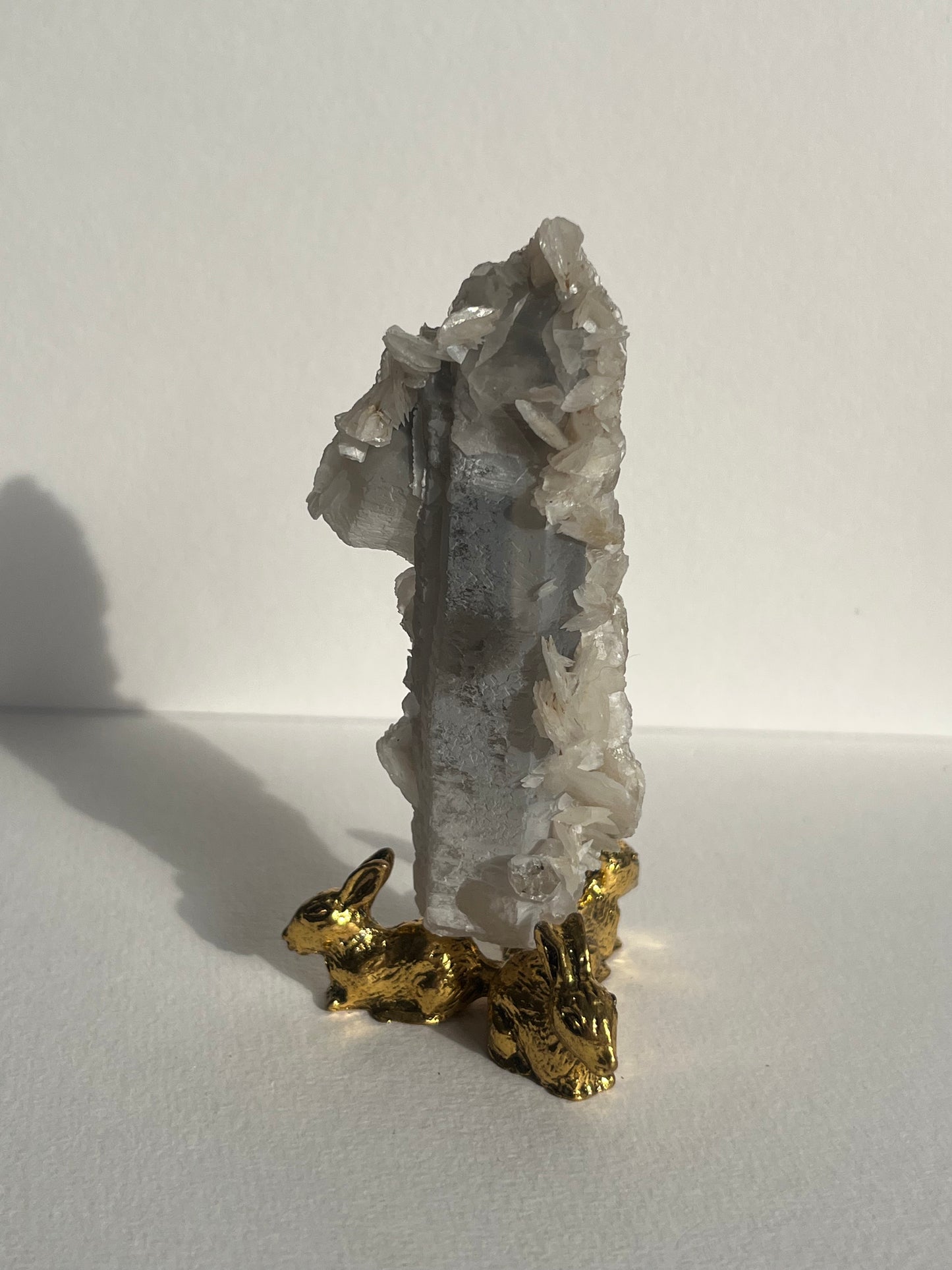 Midnight Bloom Quartz Specimen F