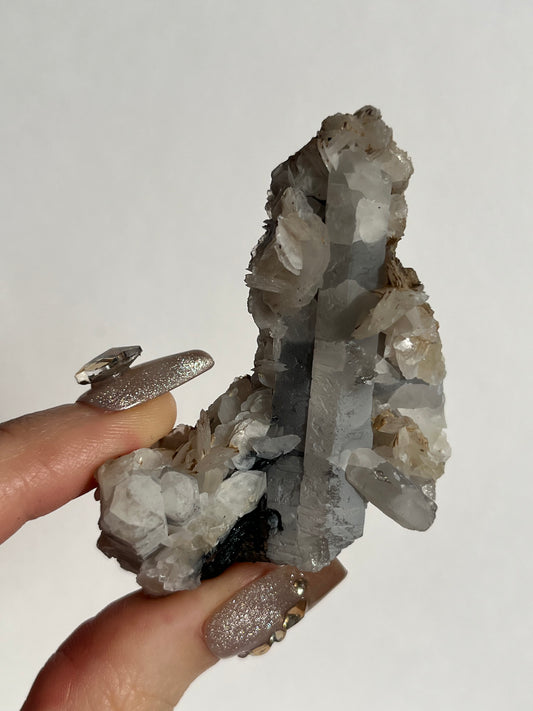 Midnight Bloom Quartz Specimen G