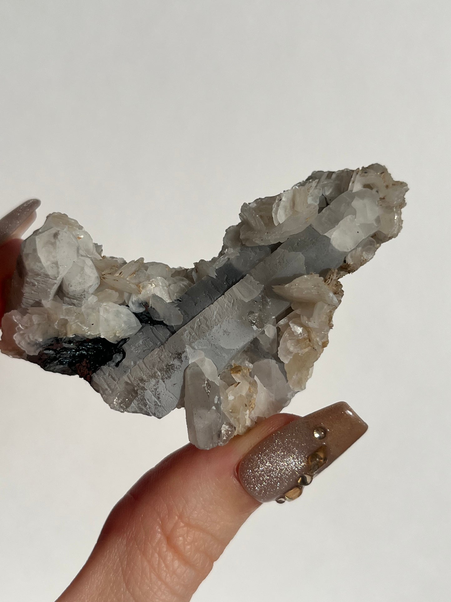 Midnight Bloom Quartz Specimen G