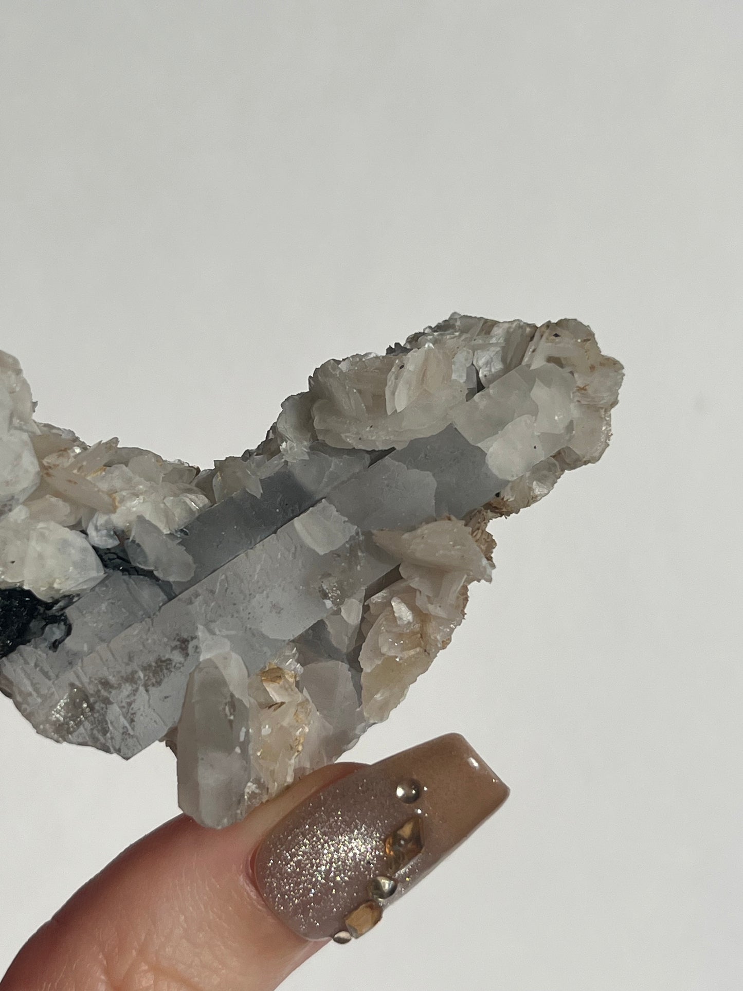 Midnight Bloom Quartz Specimen G