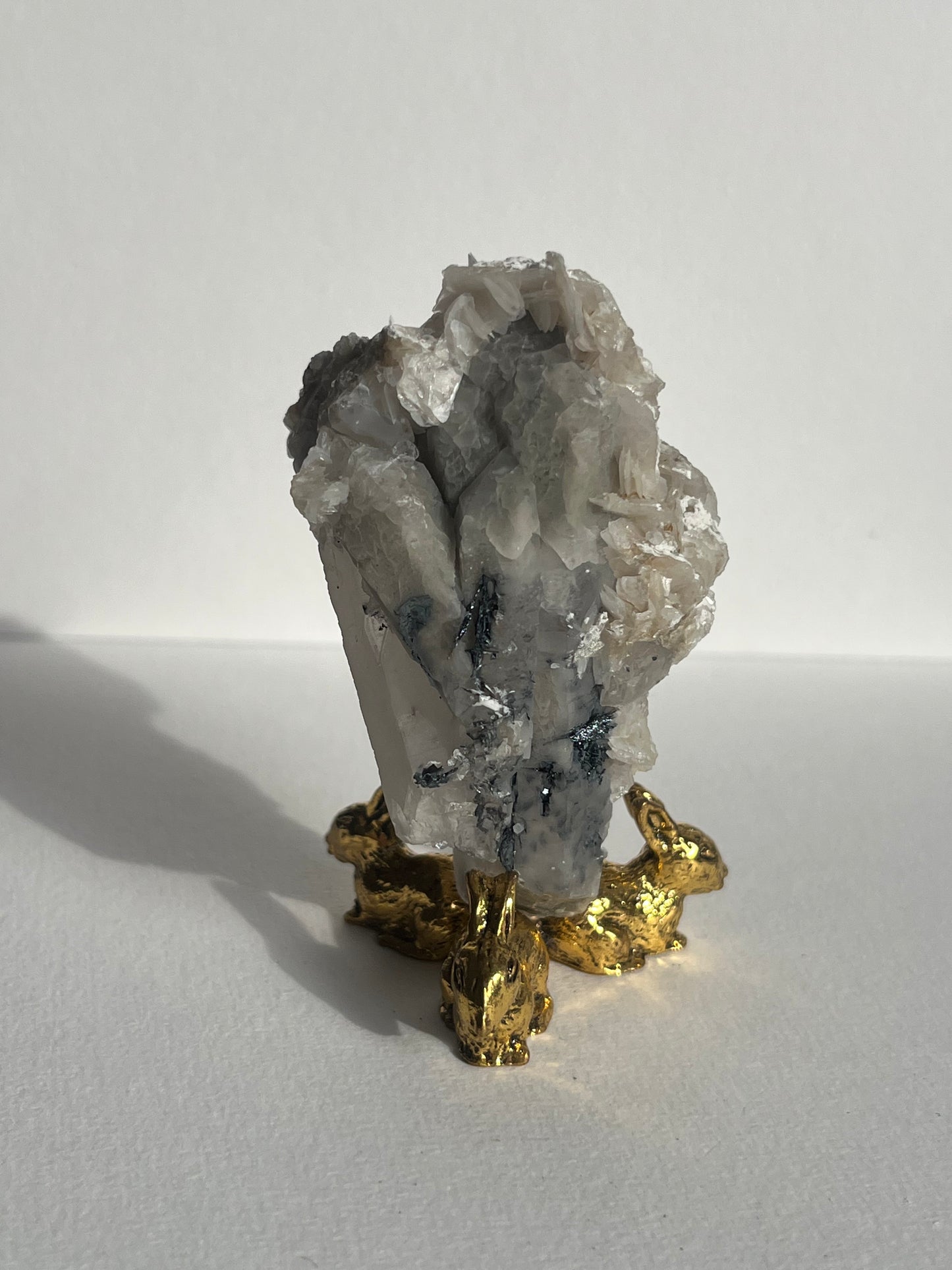 Midnight Bloom Quartz Specimen H