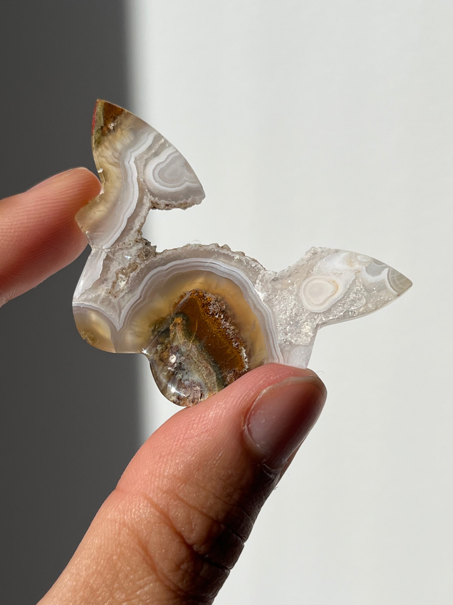 Nebula Agate 3D Butterfly Carving (You Choose)