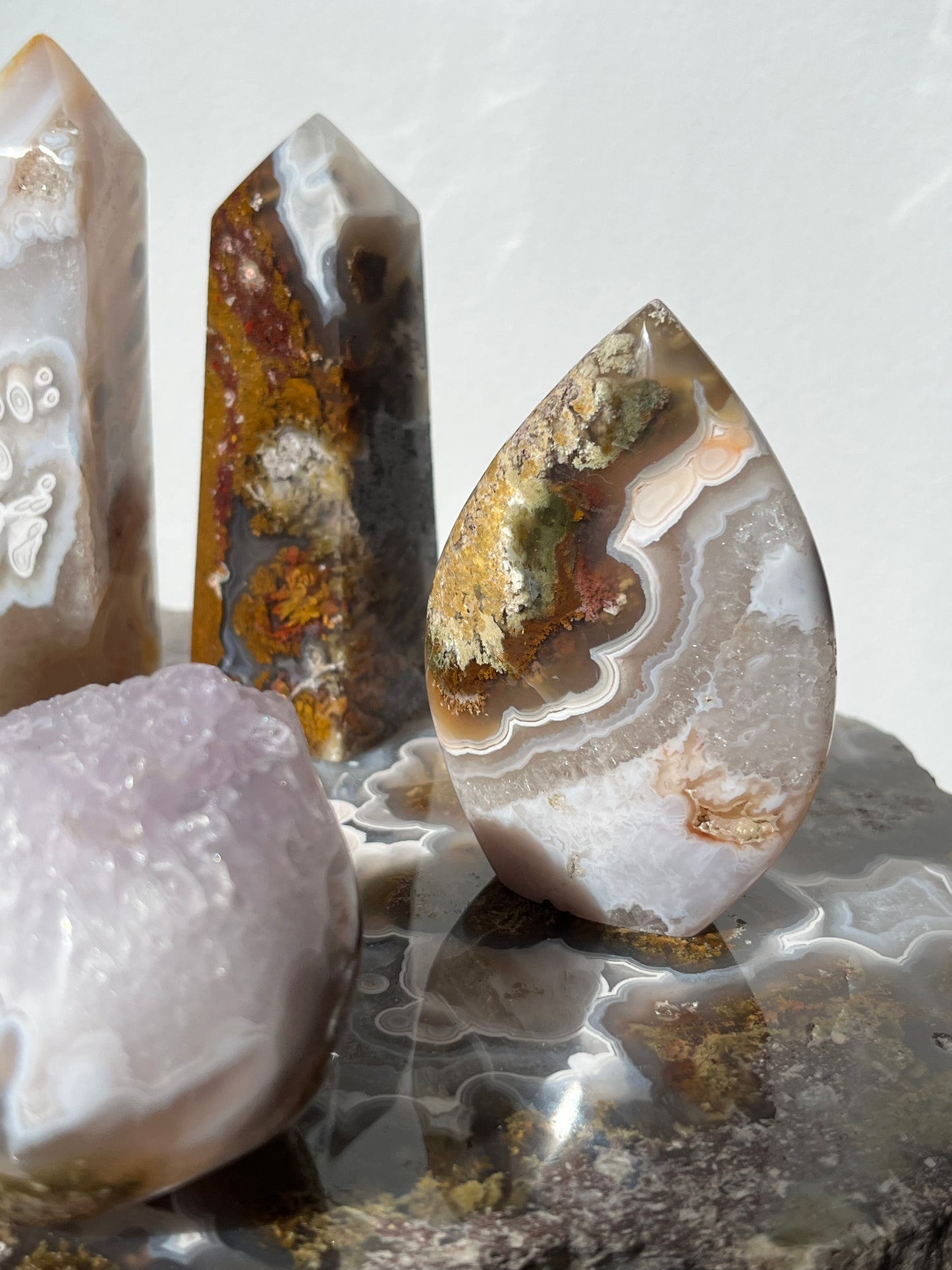 "Reverie" Nebula Agate Altar I