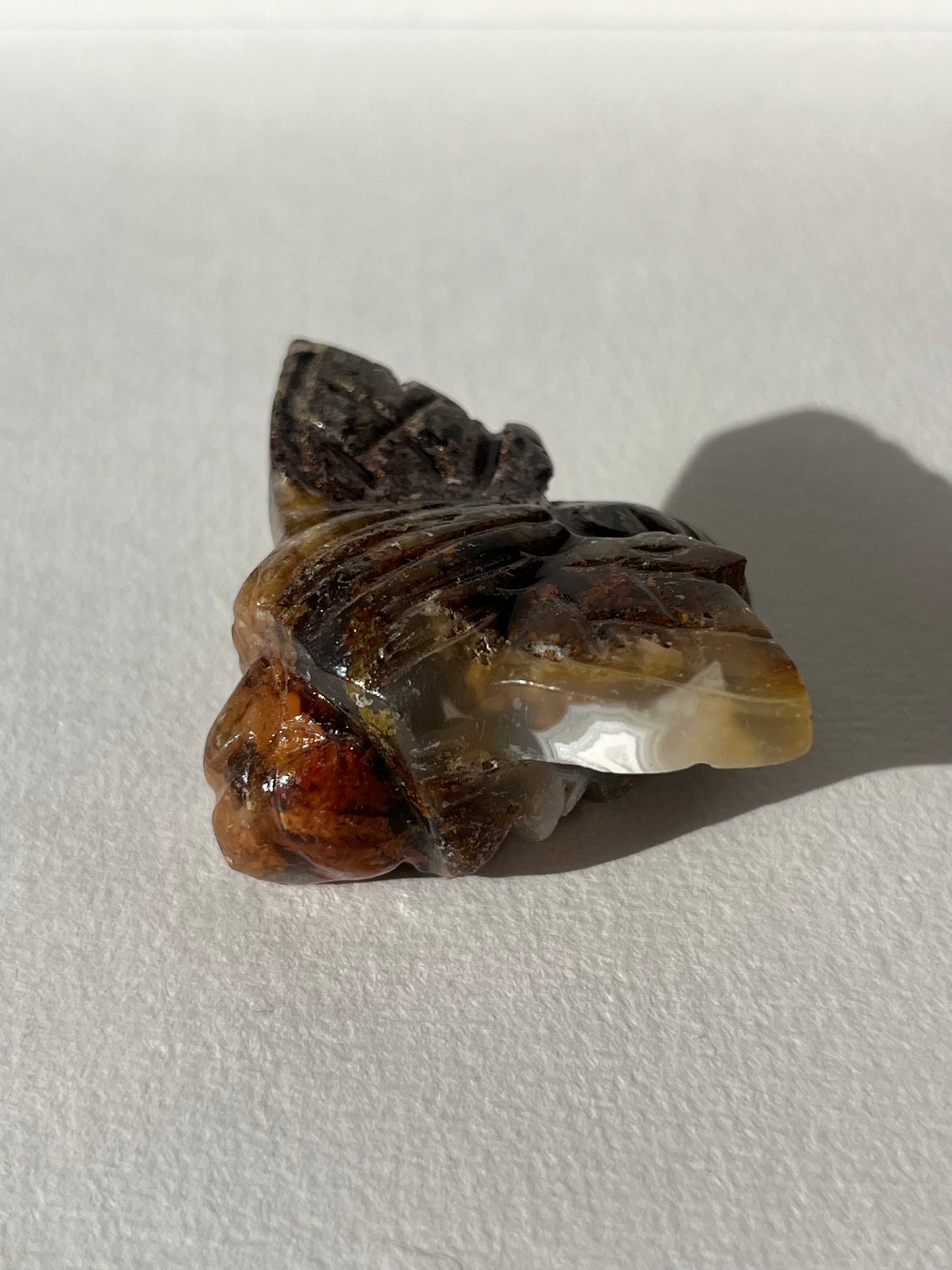 Nebula Agate Bee Carving (You Choose)