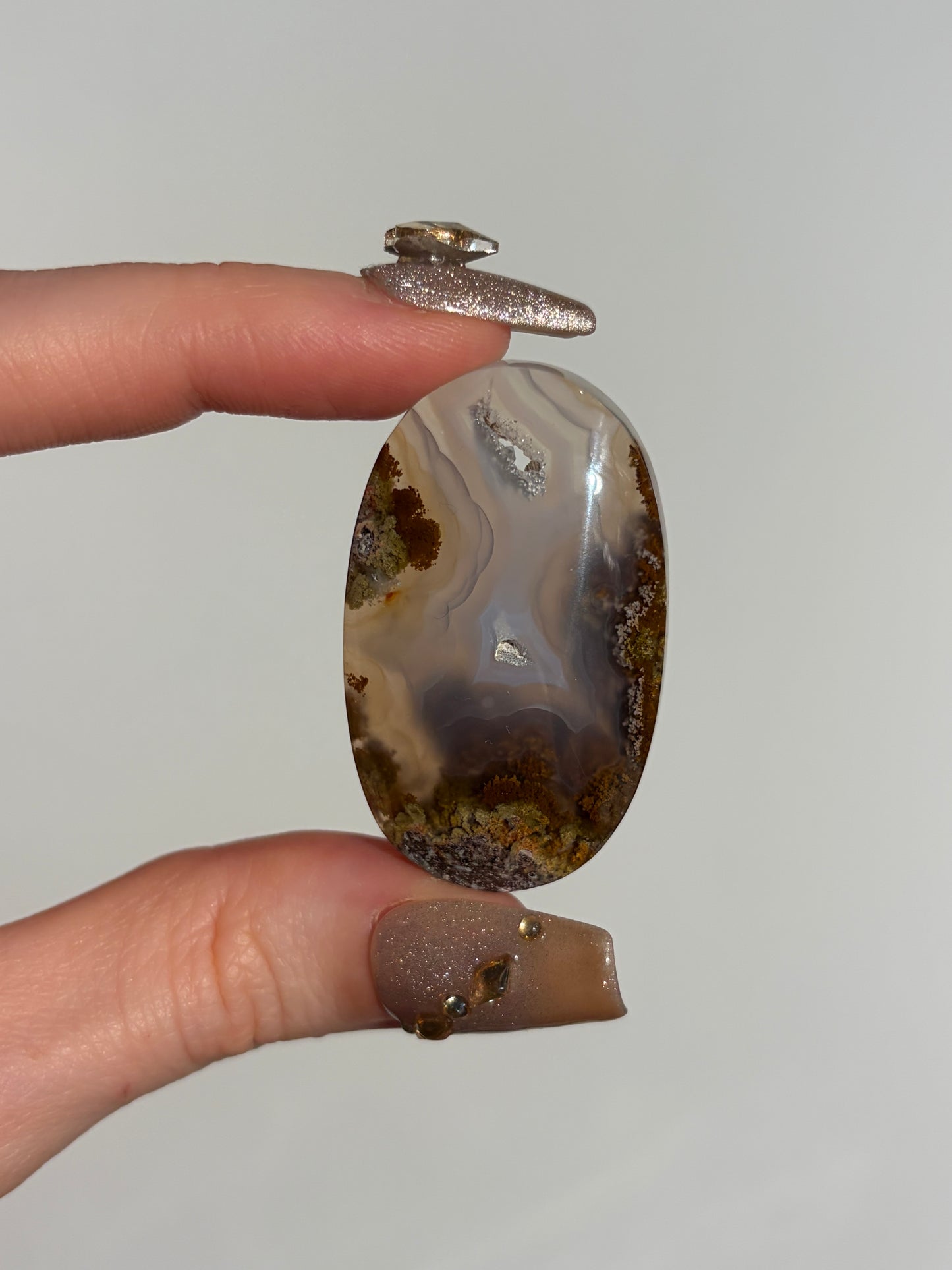 Nebula Agate Cabochon I
