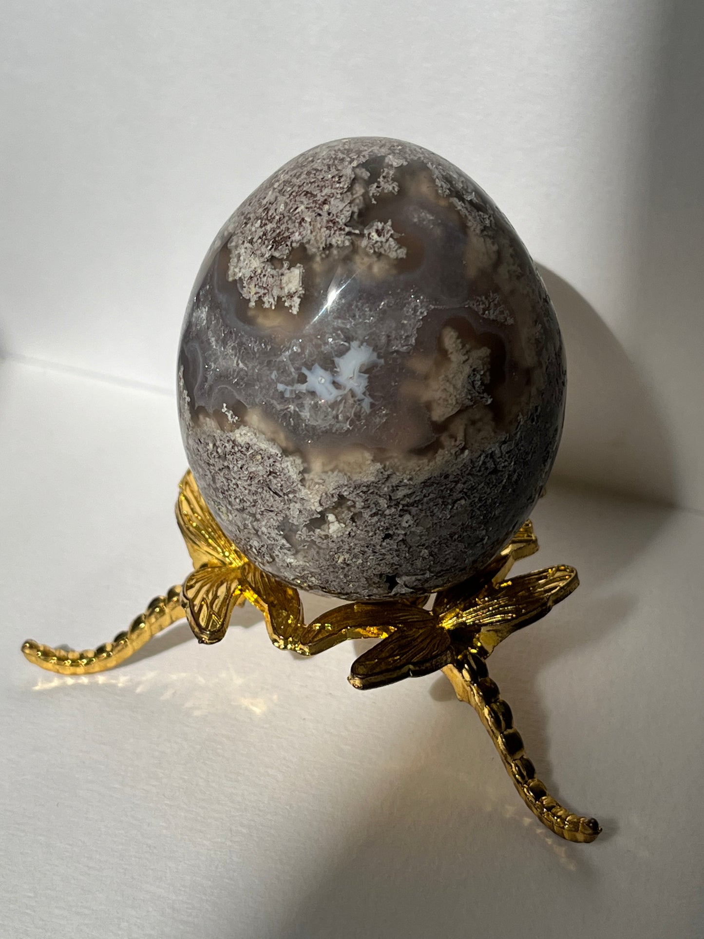 Nebula Agate Egg Carving B