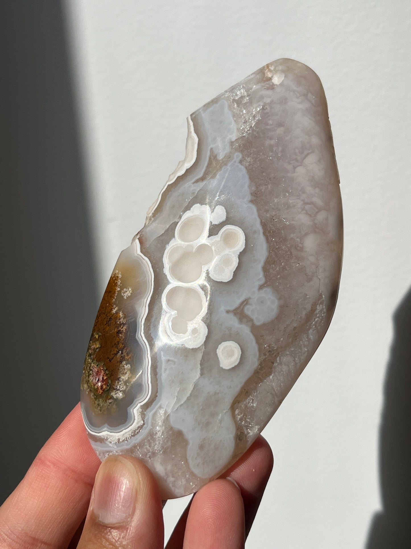 Nebula Agate Freeform on Priestess Carriage Stand