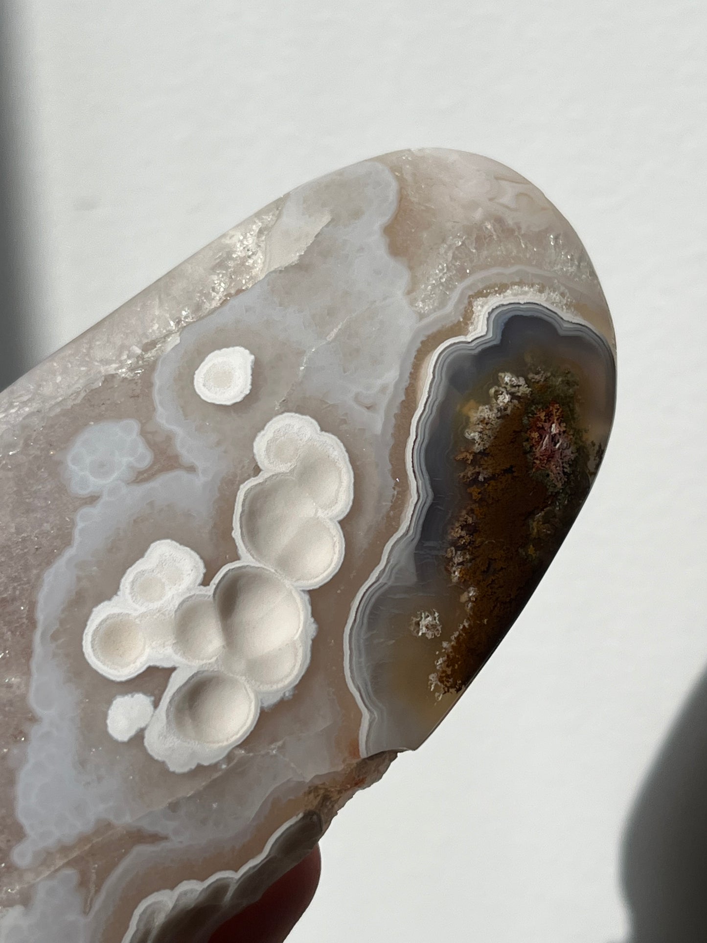 Nebula Agate Freeform on Priestess Carriage Stand