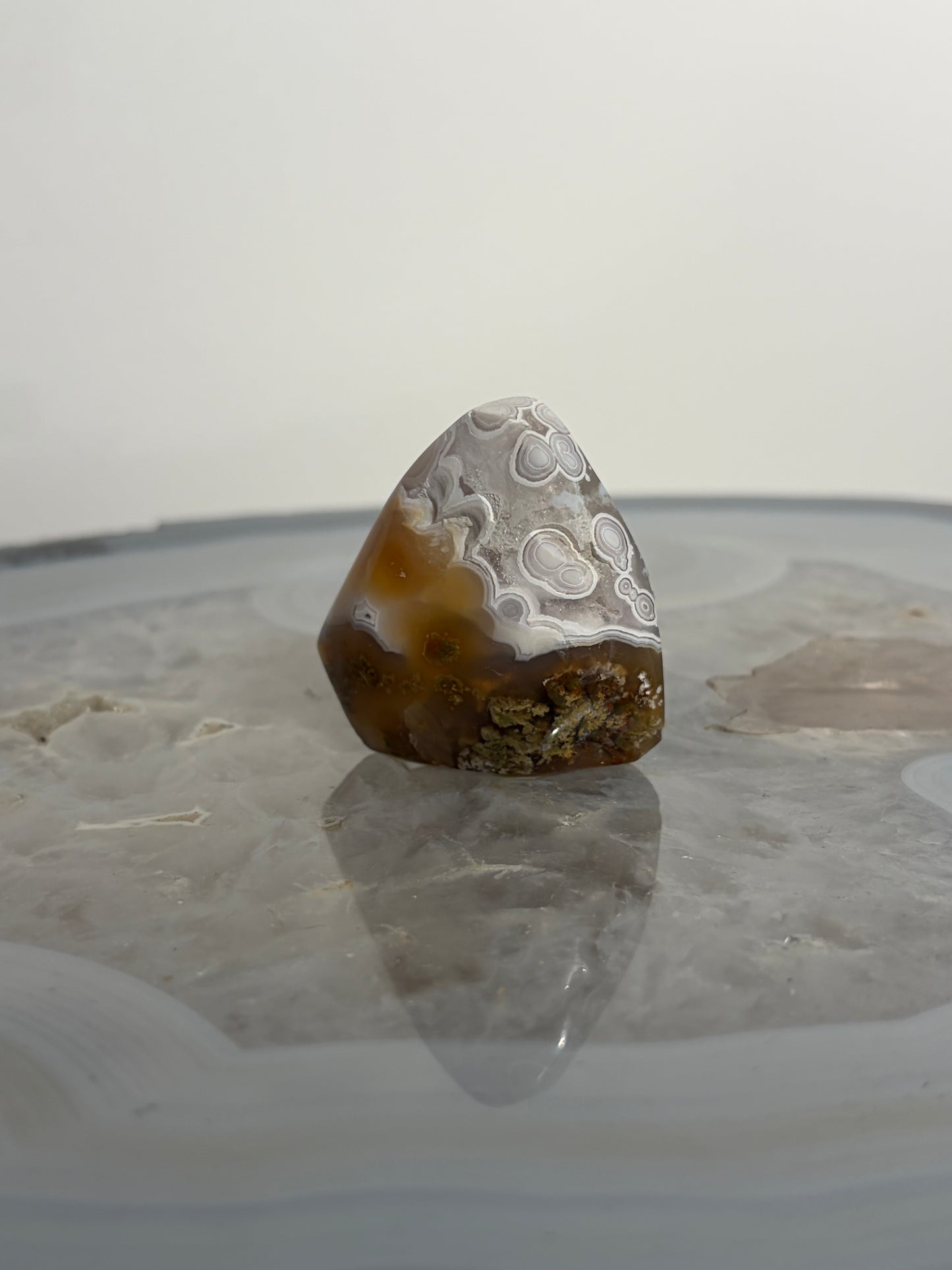 Orbicular Nebula Agate Freeform D
