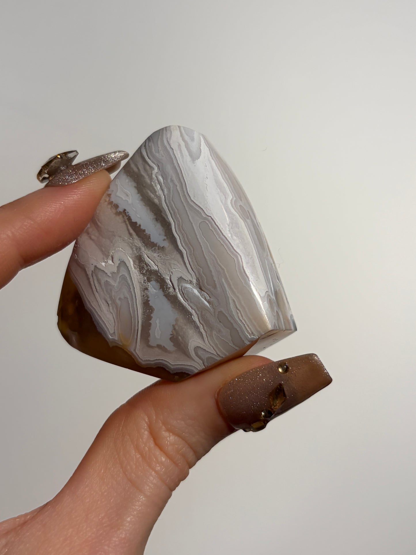 Orbicular Nebula Agate Freeform D