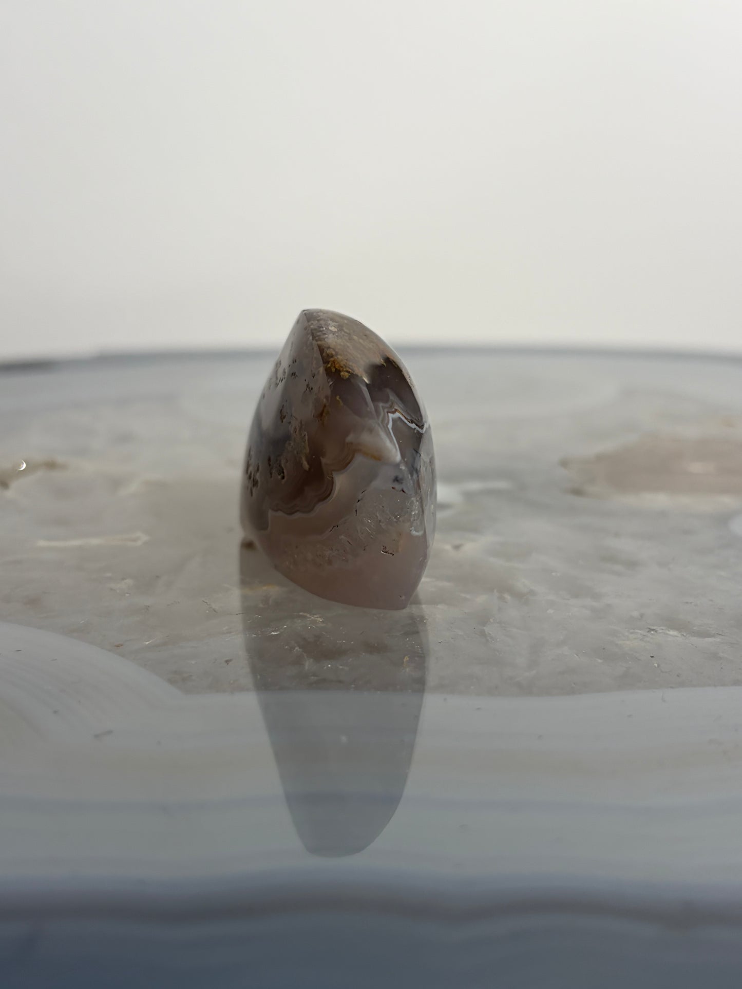 Nebula Agate Freeform with Dendritic Inclusions P