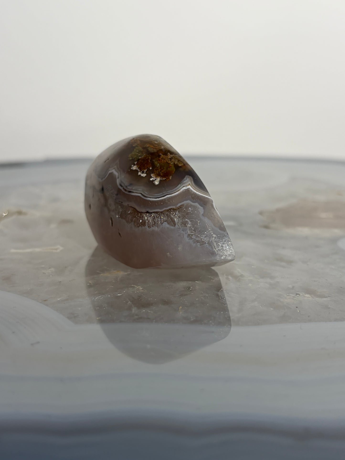 Nebula Agate Freeform with Dendritic Inclusions P