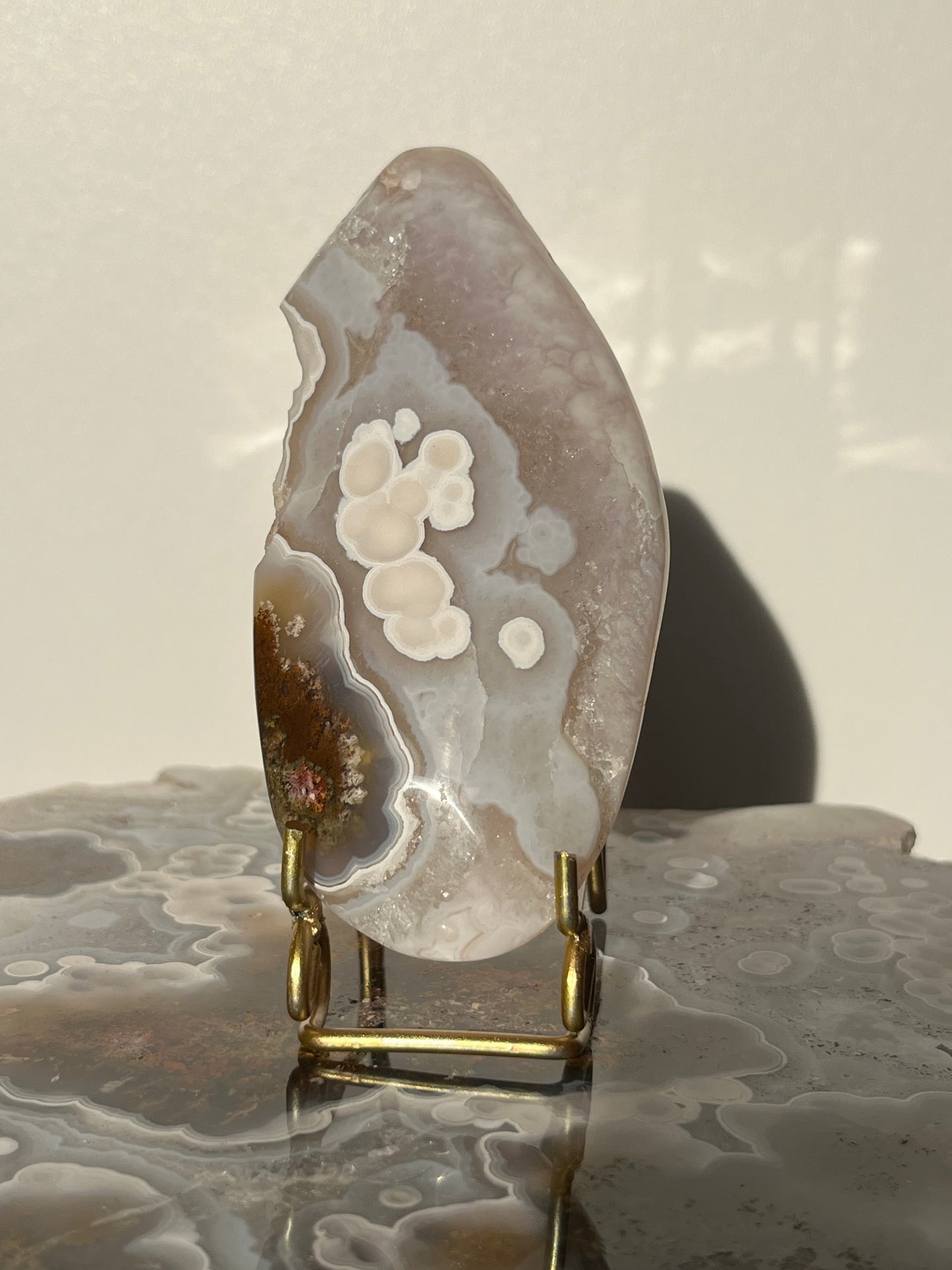 Nebula Agate Freeform on Priestess Carriage Stand