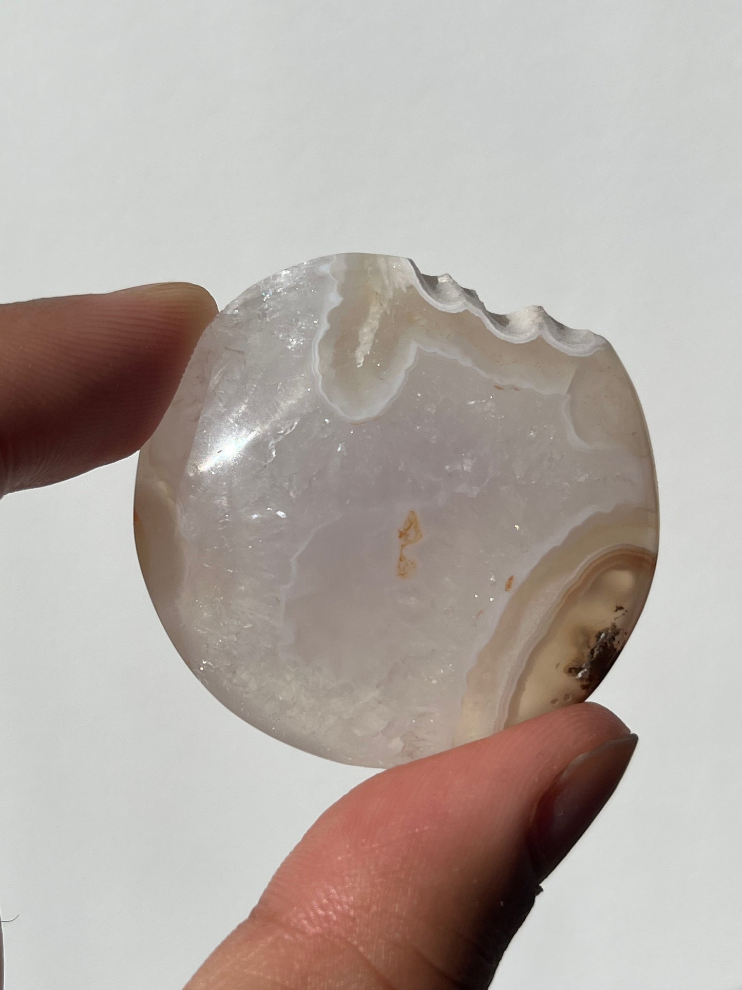 Nebula Agate Medallion C