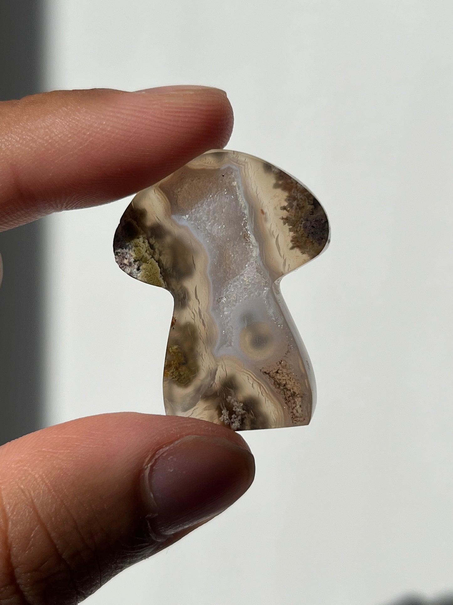Nebula Agate Mushroom Cabochon (You Choose)