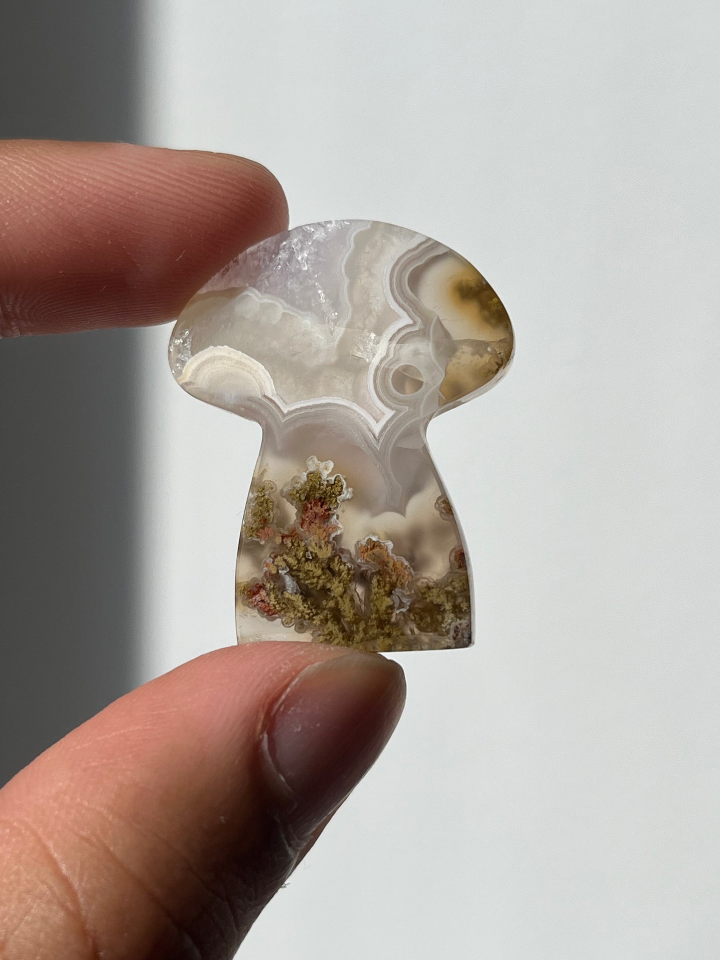 Nebula Agate Mushroom Cabochon (You Choose)
