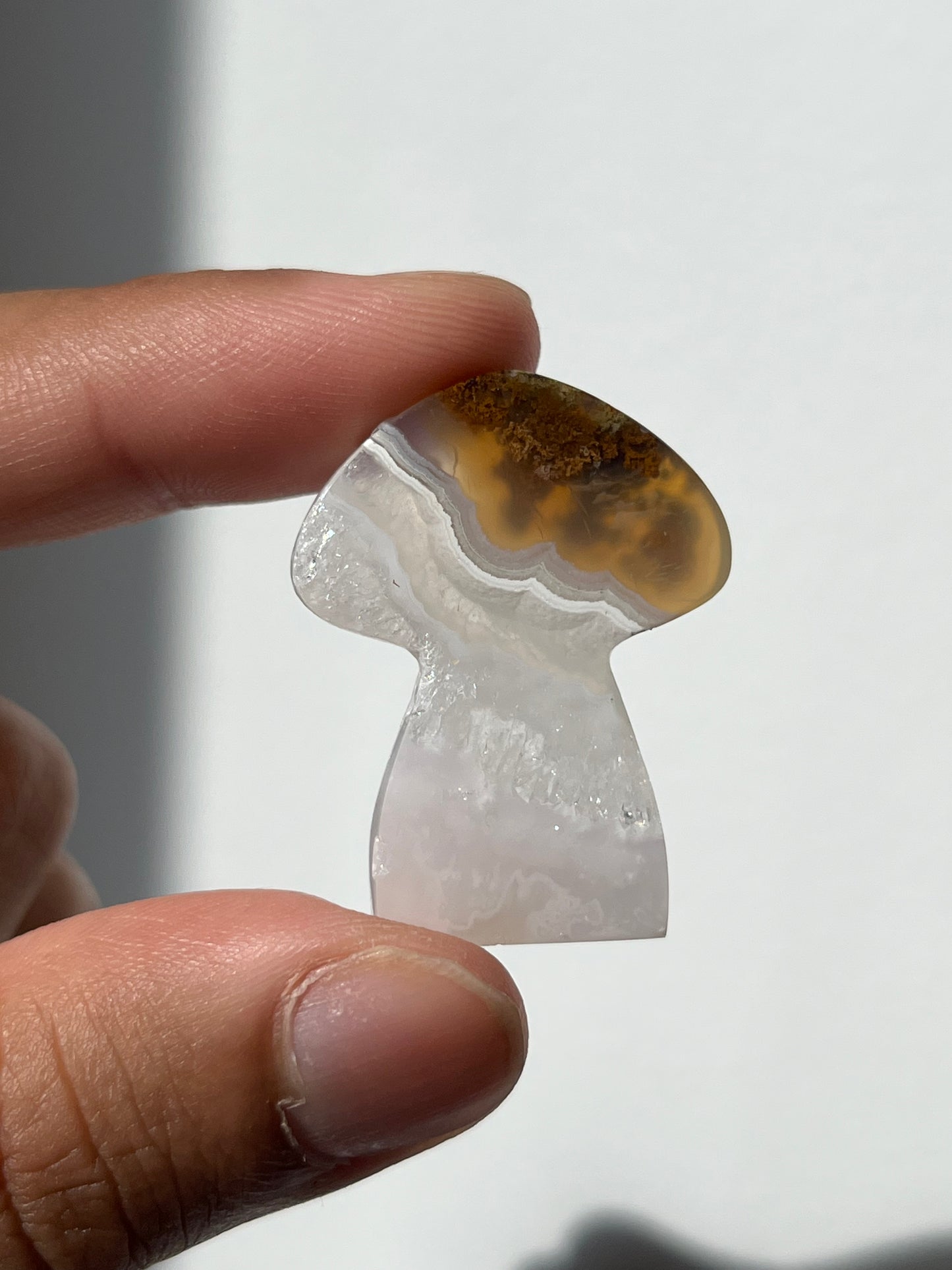 Nebula Agate Mushroom Cabochon (You Choose)