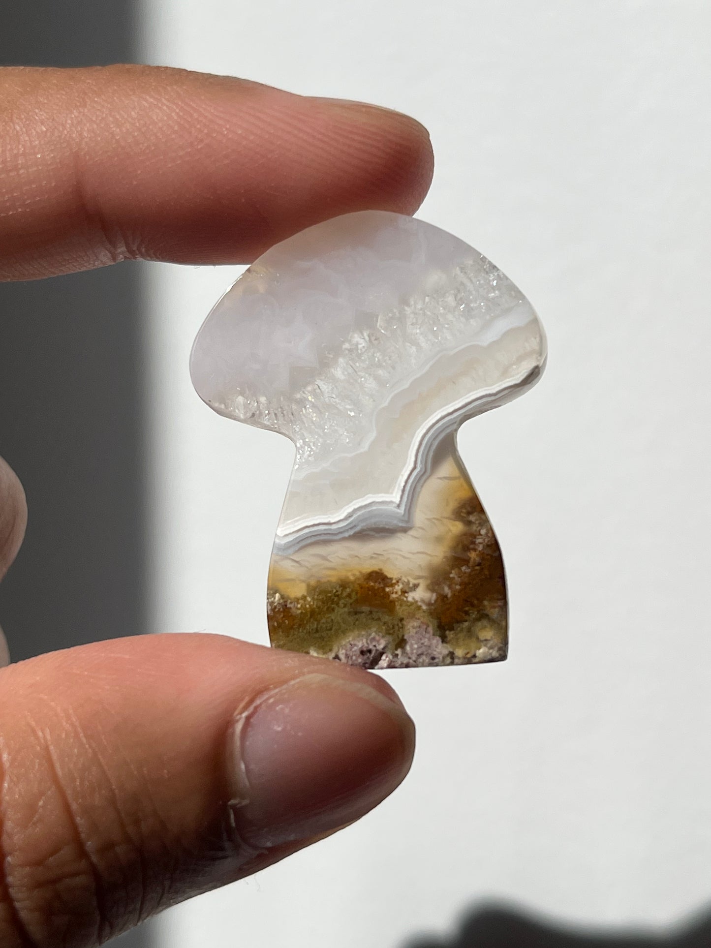 Nebula Agate Mushroom Cabochon (You Choose)