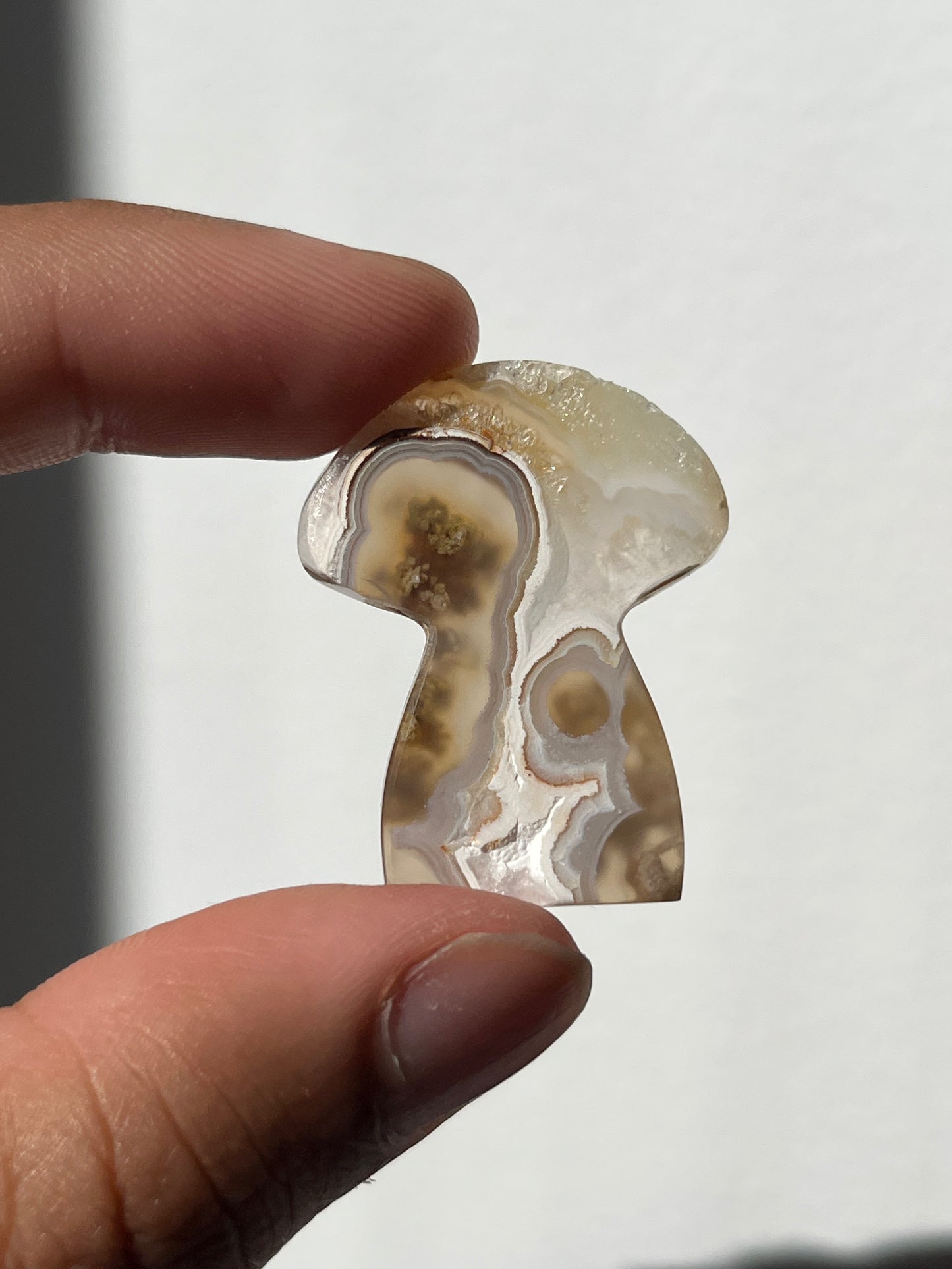 Nebula Agate Mushroom Cabochon (You Choose)
