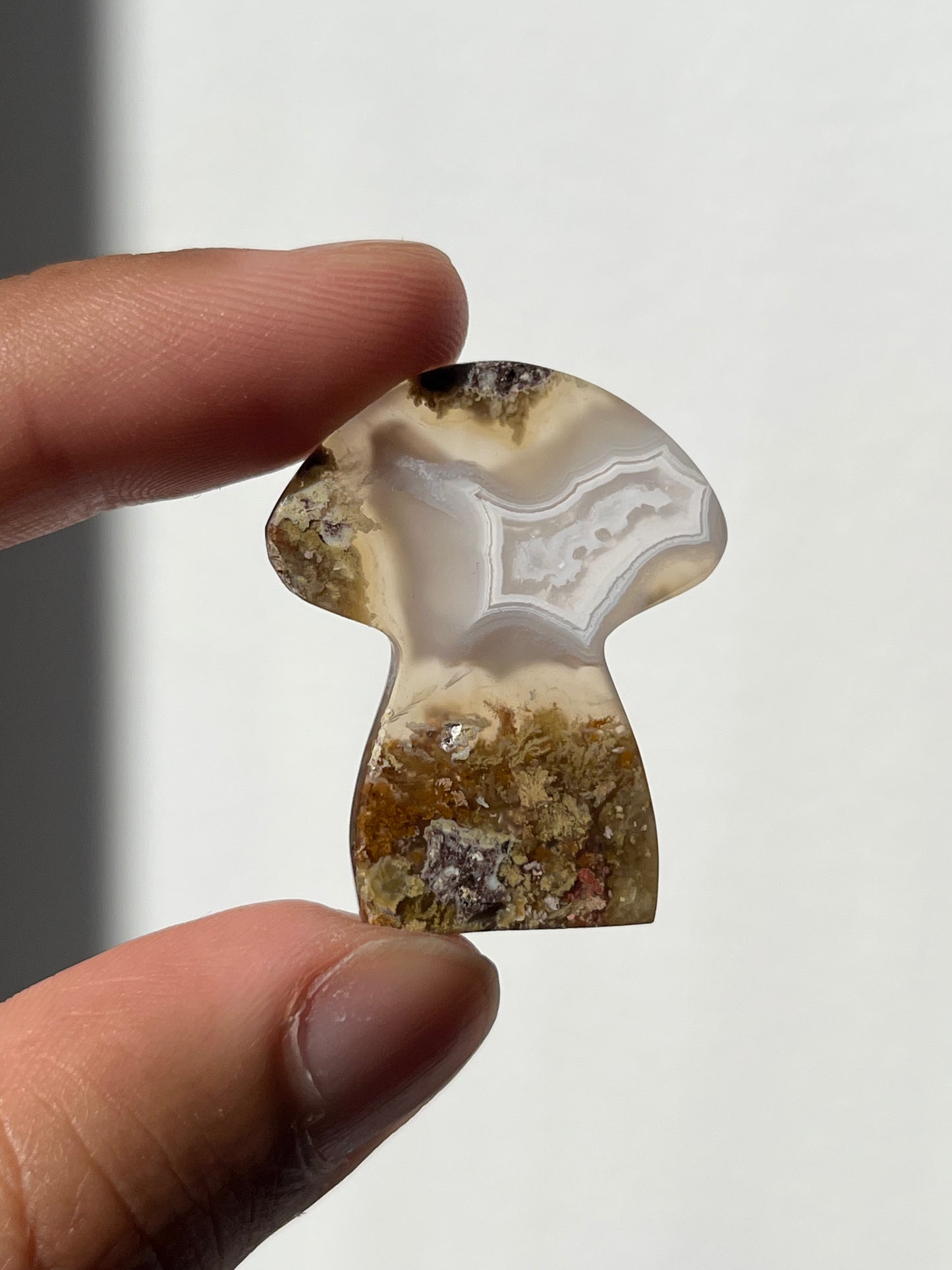 Nebula Agate Mushroom Cabochon (You Choose)