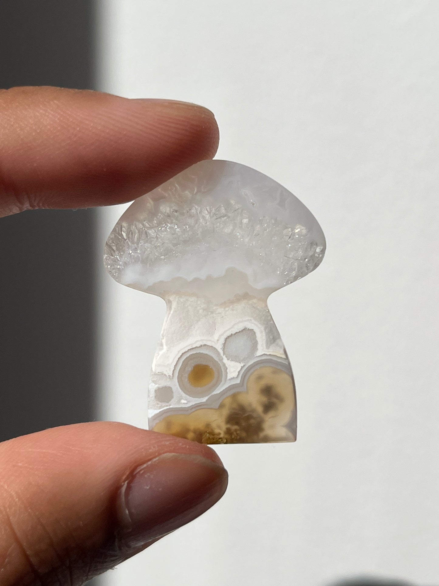 Nebula Agate Mushroom Cabochon (You Choose)