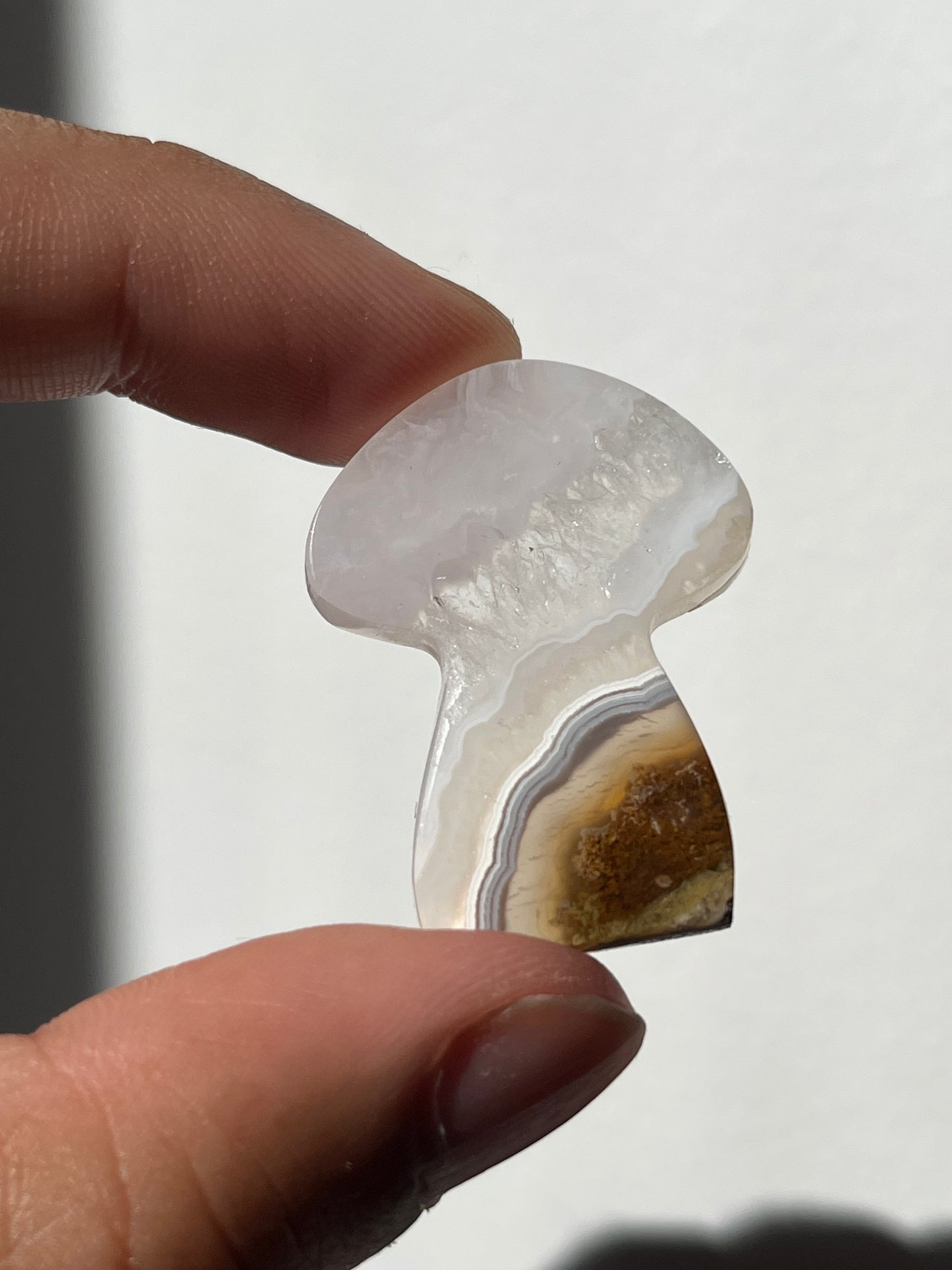 Nebula Agate Mushroom Cabochon (You Choose)