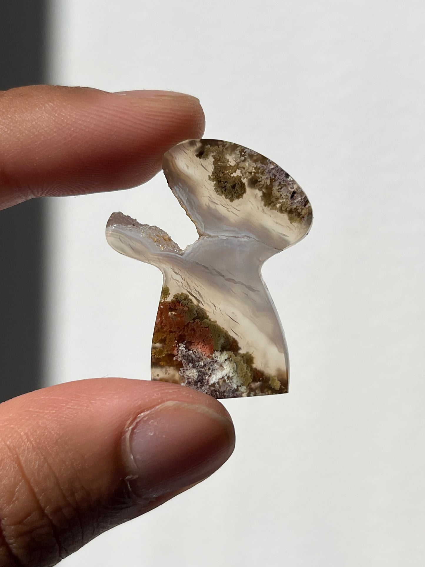 Nebula Agate Mushroom Cabochon (You Choose)