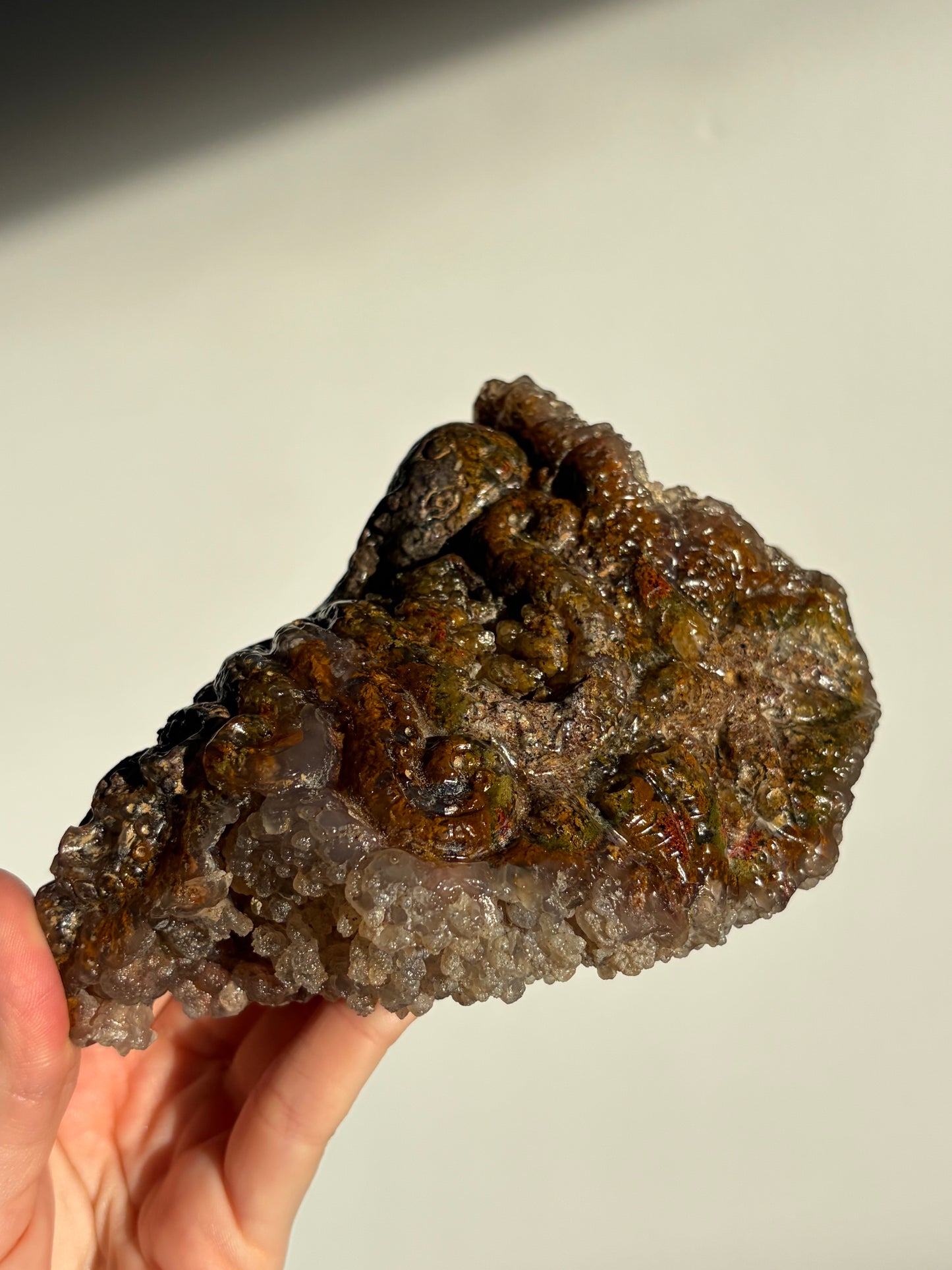 “Gurita” Nebula Agate Octopus Carving