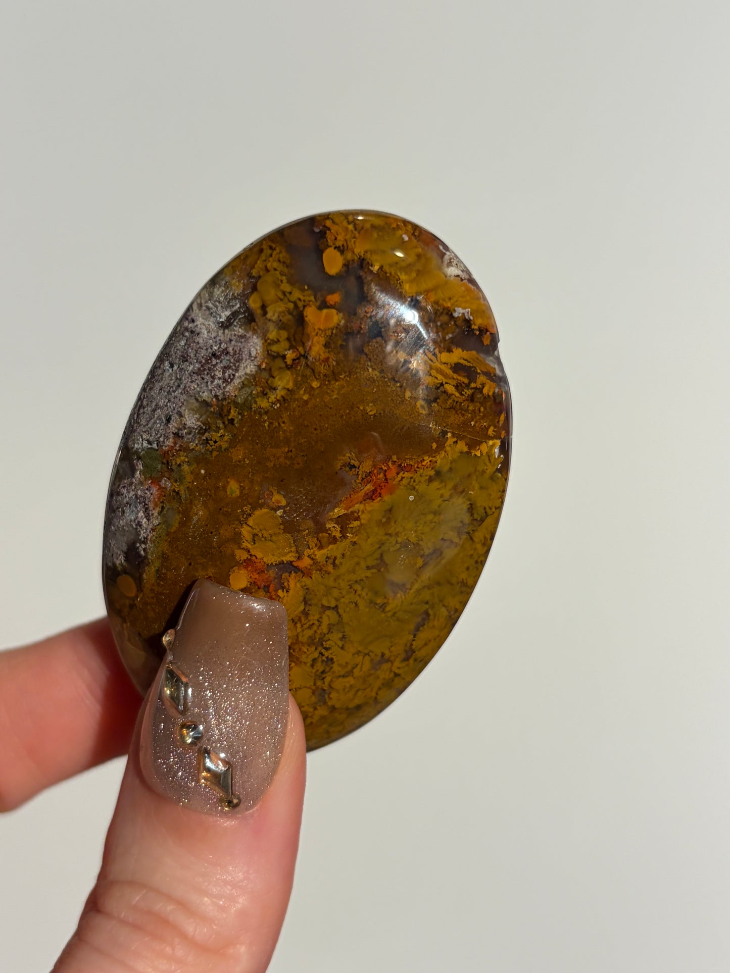 Nebula Agate Palmstone C