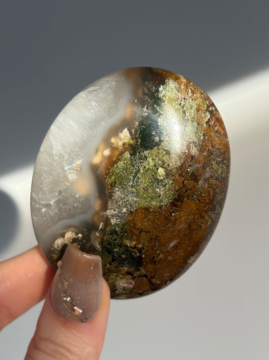 Nebula Agate Palmstone P