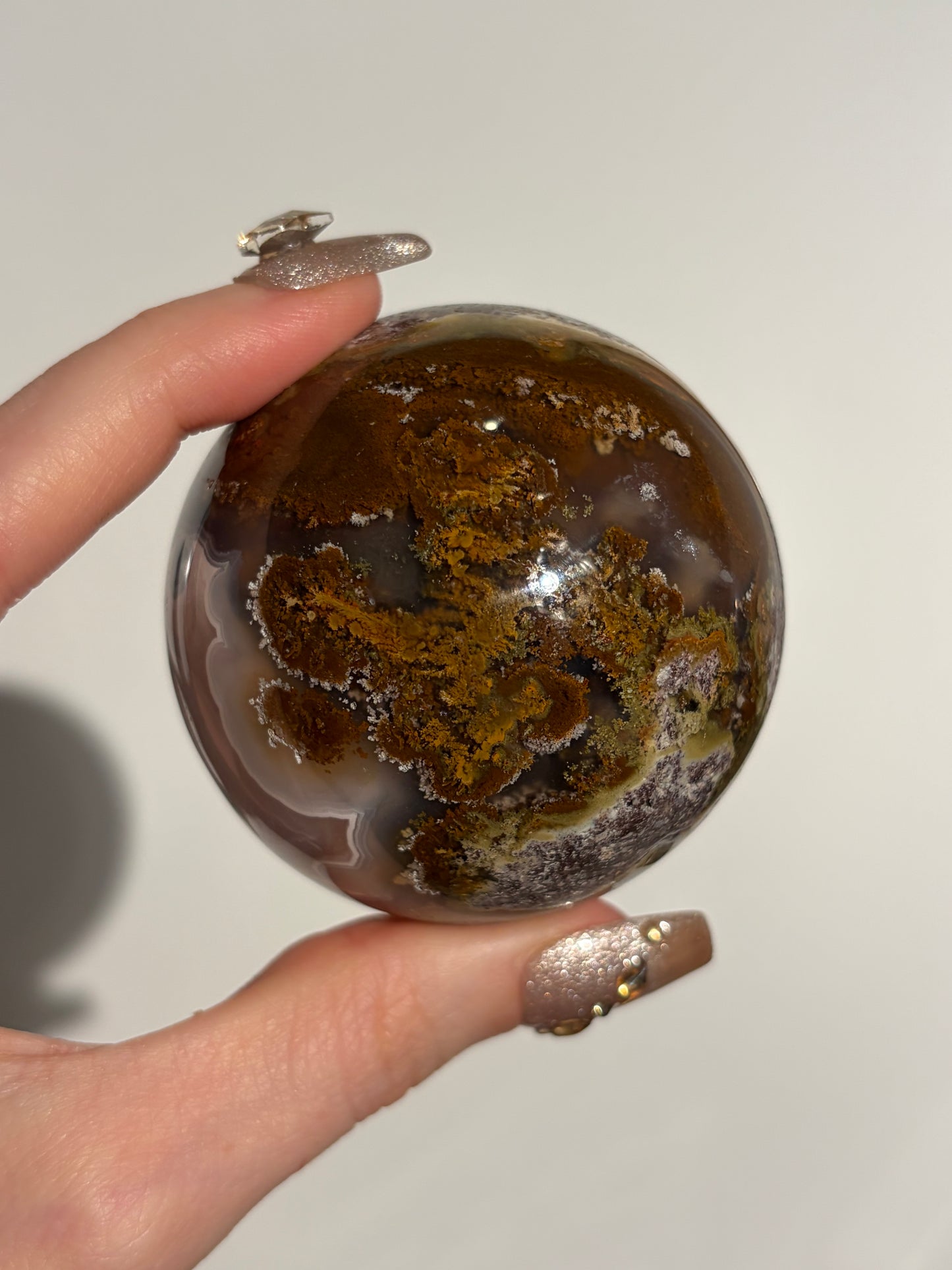 “Terra Nebulus” Nebula Agate Sphere C