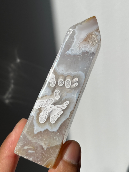 Orbicular Nebula Agate Tower A