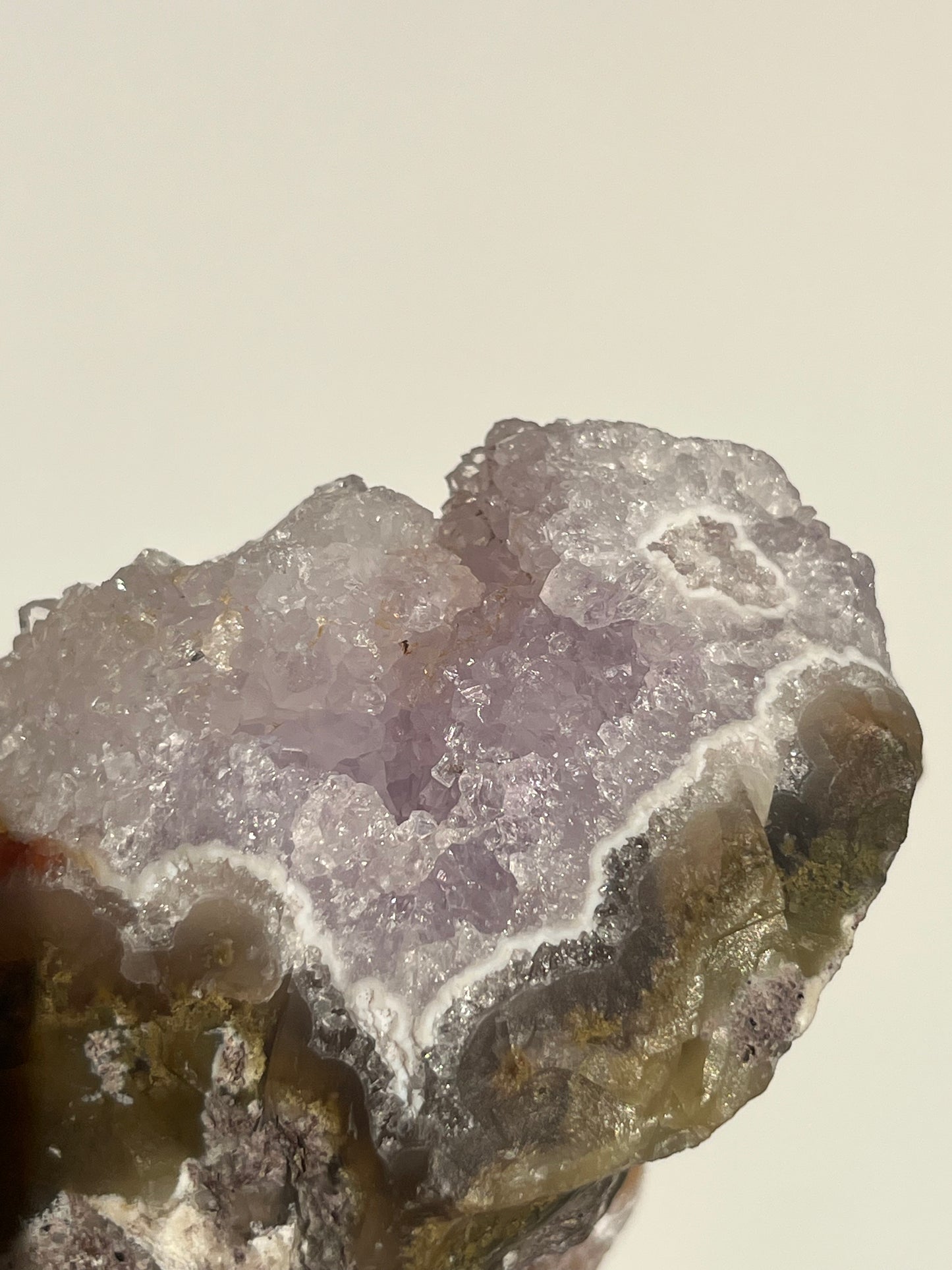 ‘Coralline Tides’ Spherulitic Columnar Nebula Agate with Scenic Moss, Amethyst and Natural Carnelian Semi Polished Freeform