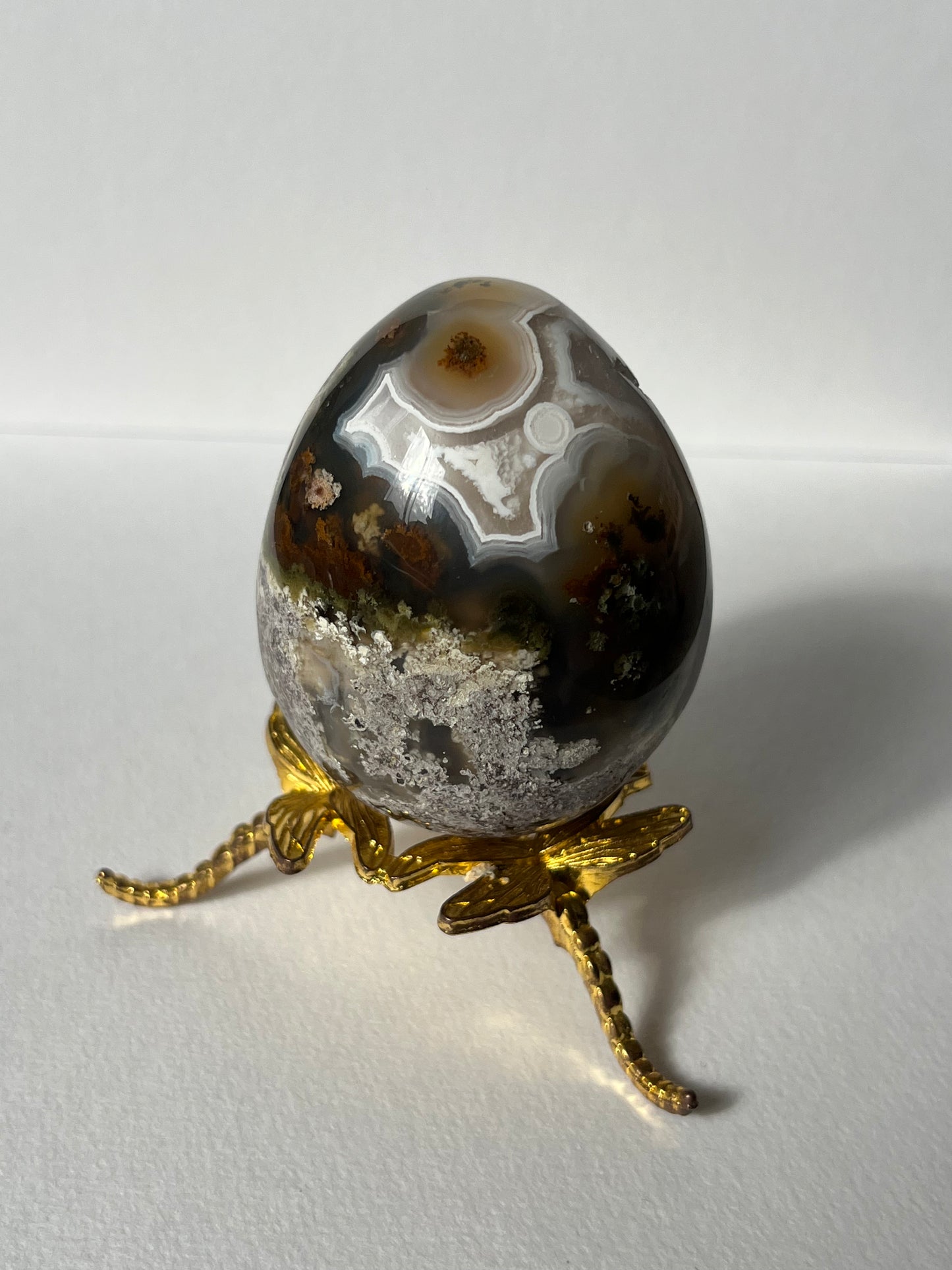 Nebula Agate Egg Carving A