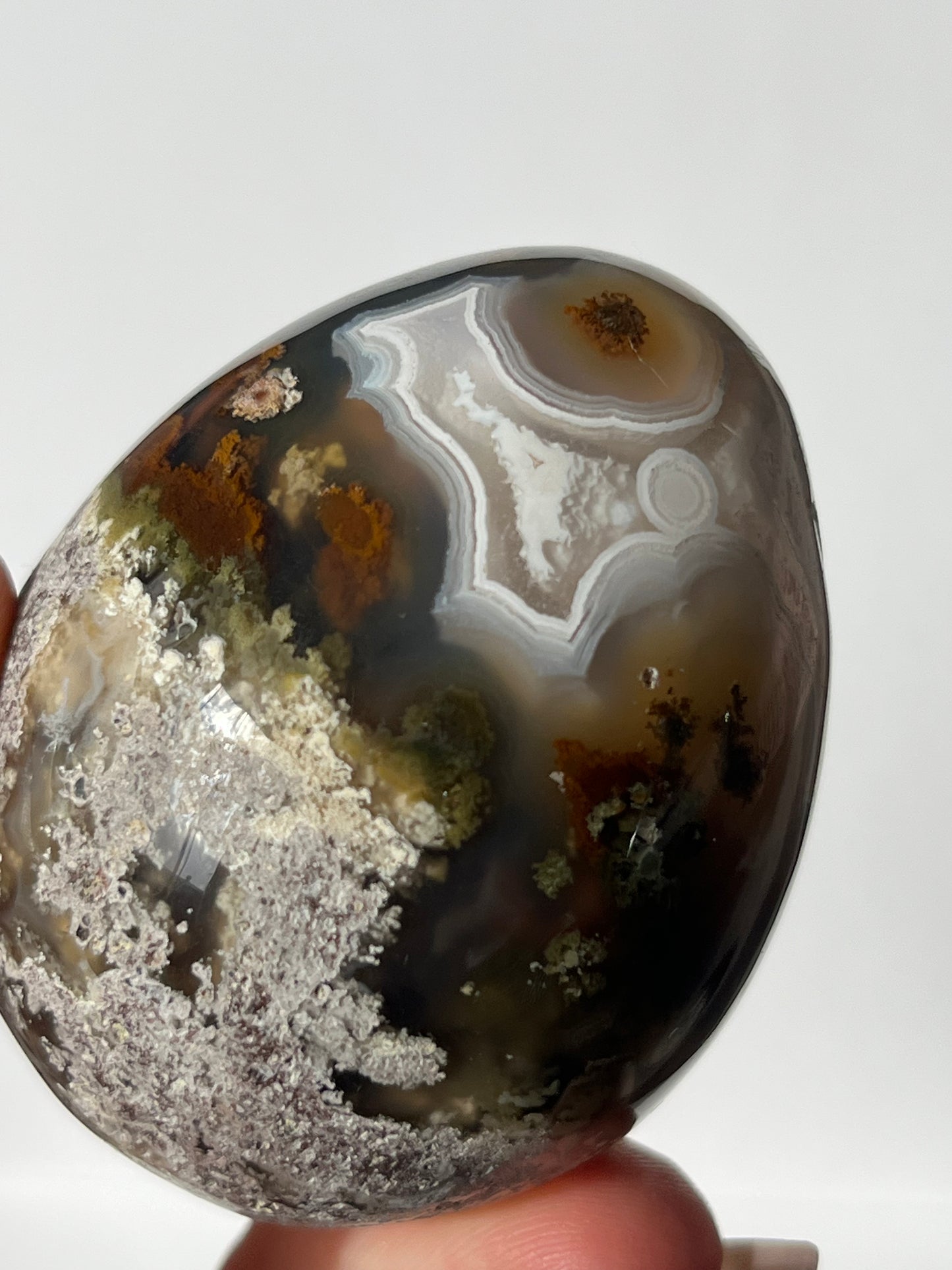 Nebula Agate Egg Carving A