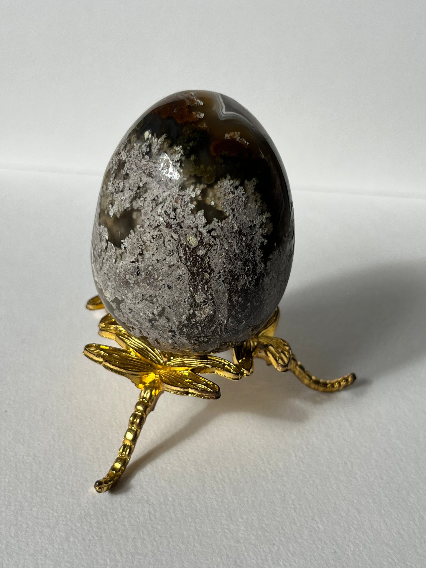 Nebula Agate Egg Carving B